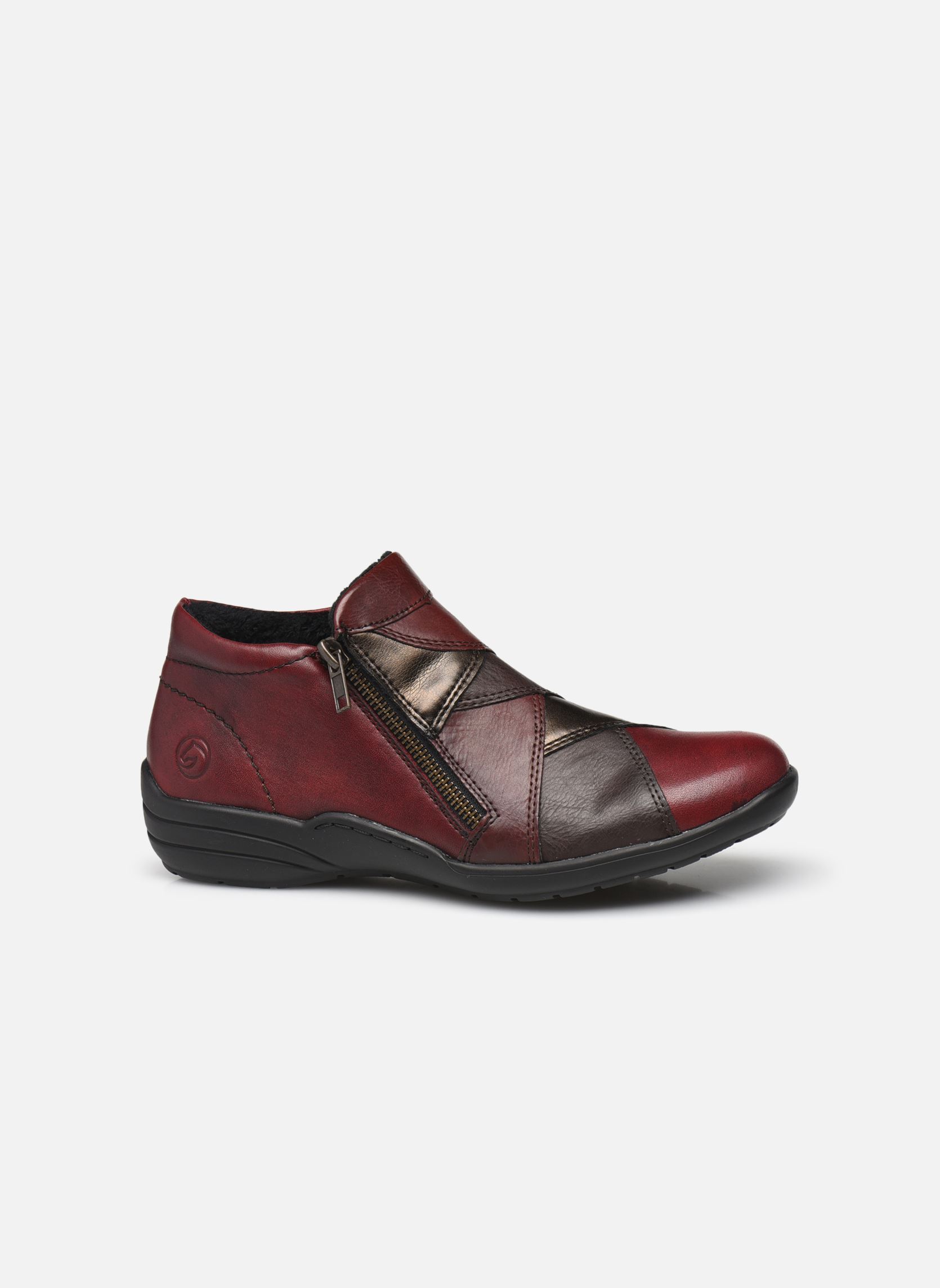 Bottines basses OLGA femme rouge Remonte Bottines basses OLGA femme rouge VINO/ANTIK/HAVANNA/VINOROSSO