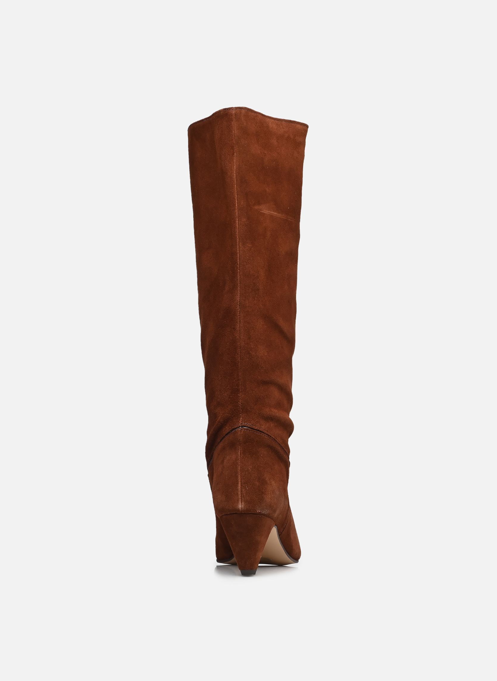 Bottes Jasmina 50 Stiletto femme marron Anonymous Copenhagen Bottes Jasmina 50 Stiletto femme marron CALF SUEDE CHOCOLATE