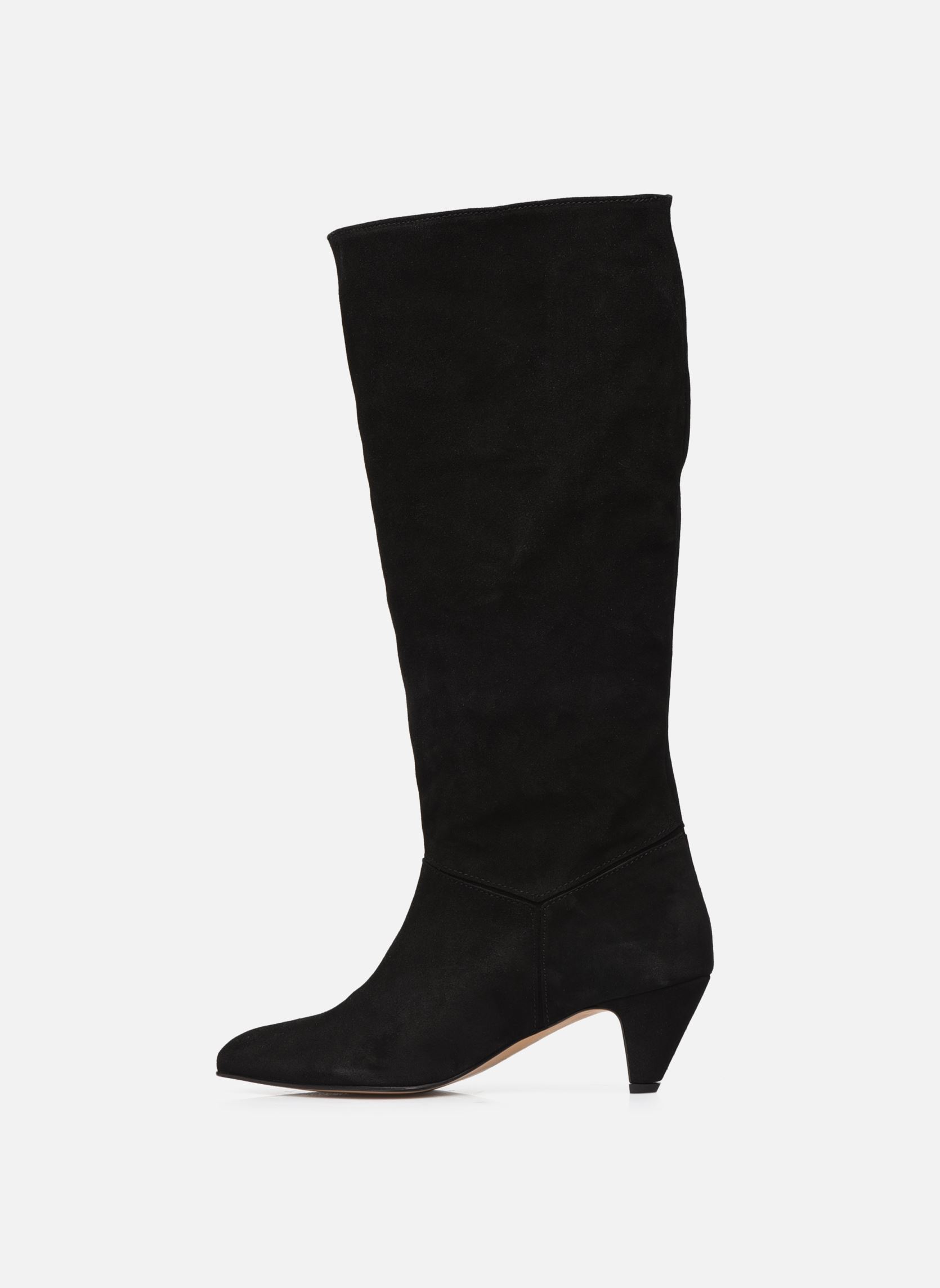 Bottes Jasmina 50 Stiletto femme noir Anonymous Copenhagen Bottes Jasmina 50 Stiletto femme noir CALF SUEDE BLACK