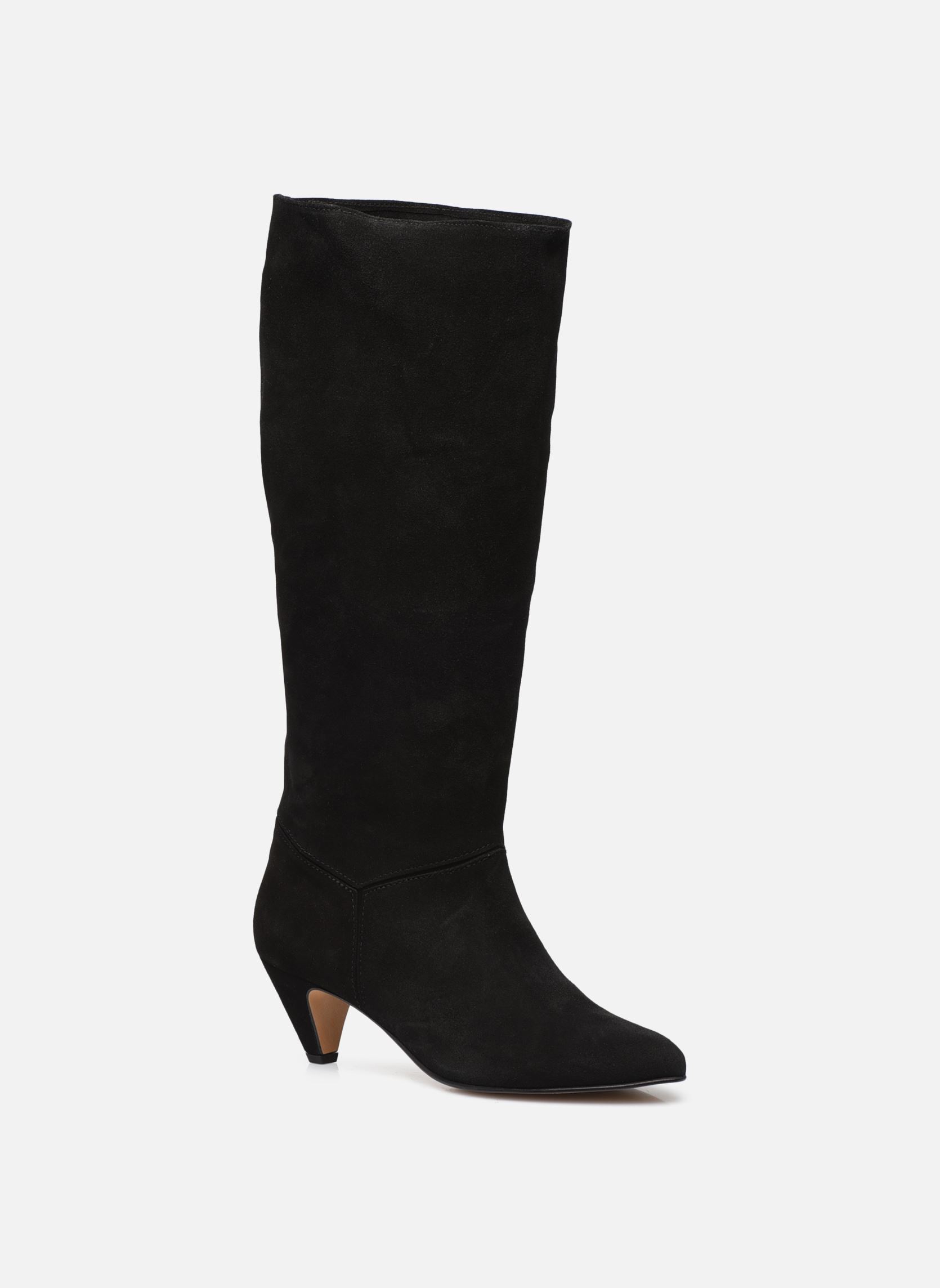 Bottes Jasmina 50 Stiletto femme noir Anonymous Copenhagen Bottes Jasmina 50 Stiletto femme noir CALF SUEDE BLACK