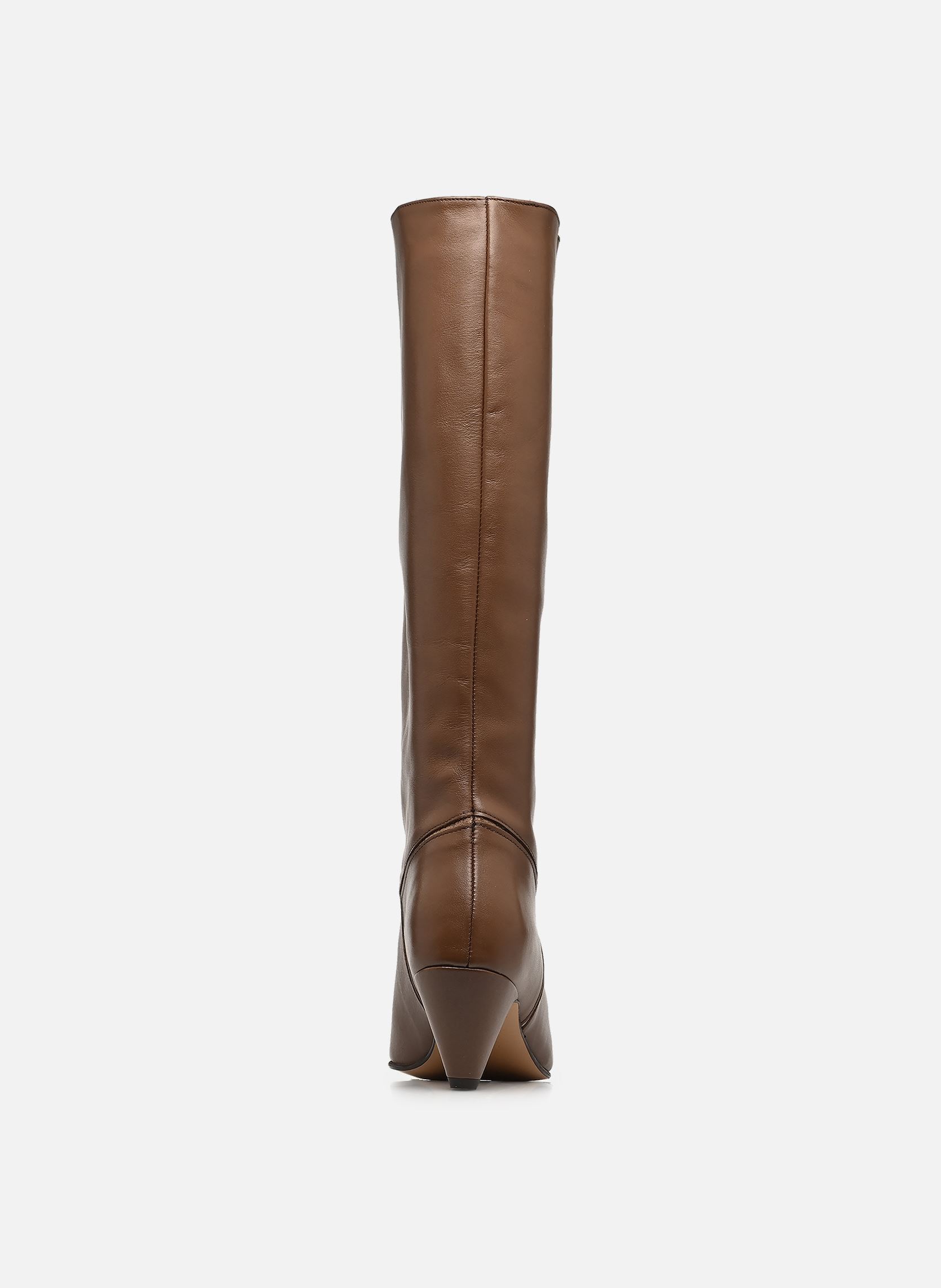 Laarzen Jasmina 50 Stiletto dames bruin Anonymous Copenhagen Laarzen Jasmina 50 Stiletto dames bruin SOFT CALF & SUEDE LEATHER DARK