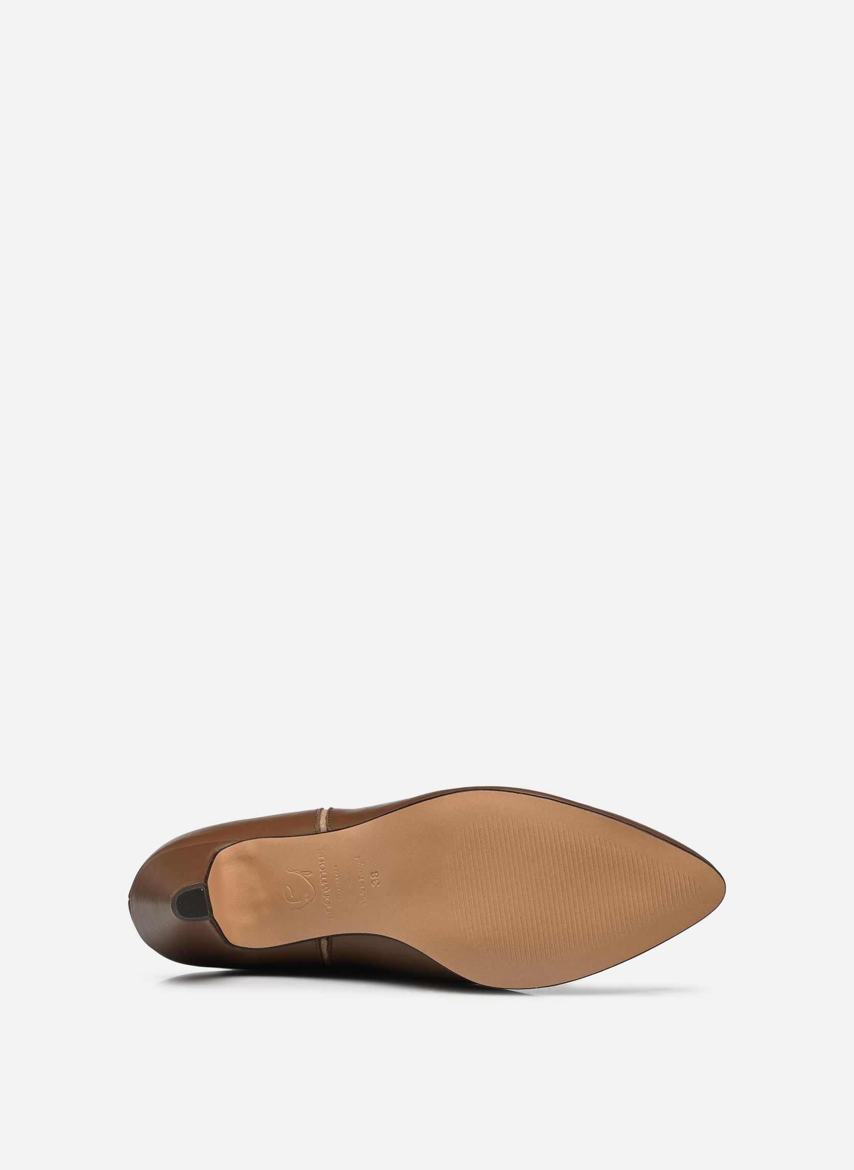 Laarzen Jasmina 50 Stiletto dames bruin Anonymous Copenhagen Laarzen Jasmina 50 Stiletto dames bruin SOFT CALF & SUEDE LEATHER DARK