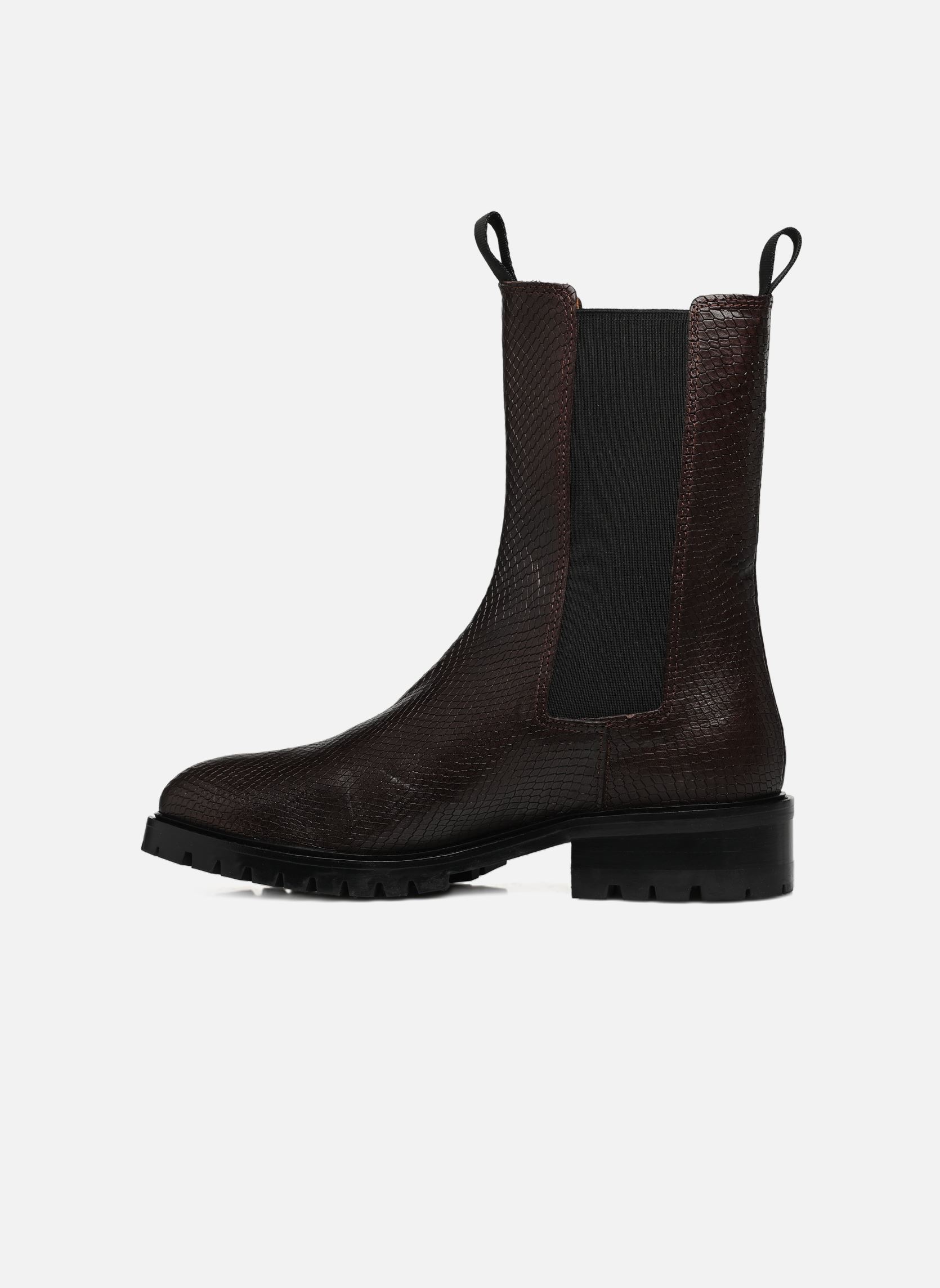 Bottines basses Haily femme marron Anonymous Copenhagen Bottines basses Haily femme marron CALF SNAKE COFFEE BROWN