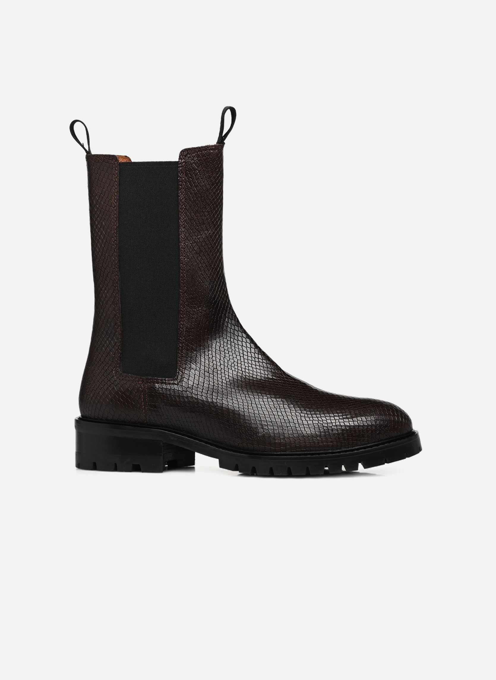 Bottines basses Haily femme marron Anonymous Copenhagen Bottines basses Haily femme marron CALF SNAKE COFFEE BROWN