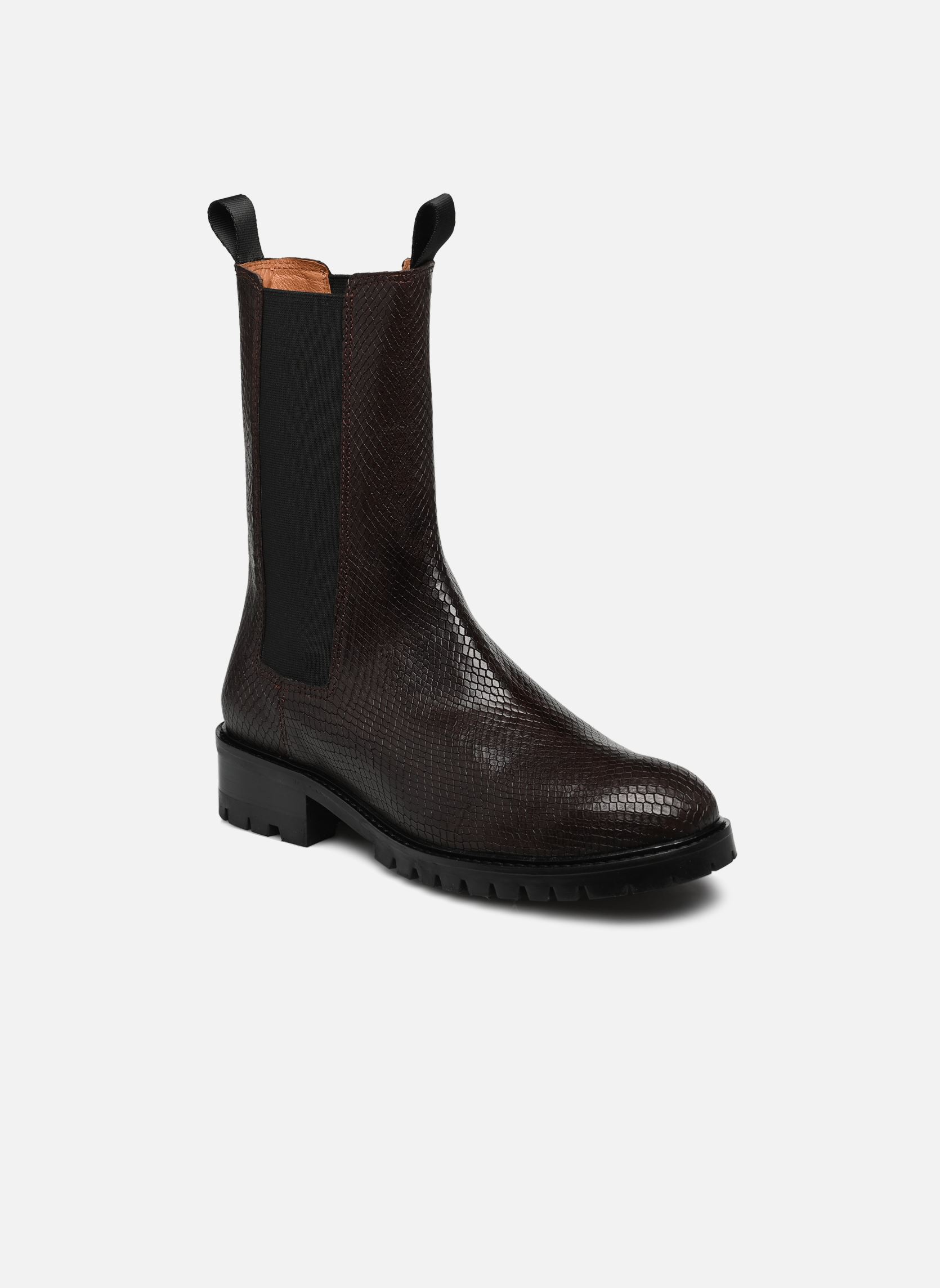 Bottines basses Haily femme marron Anonymous Copenhagen Bottines basses Haily femme marron CALF SNAKE COFFEE BROWN
