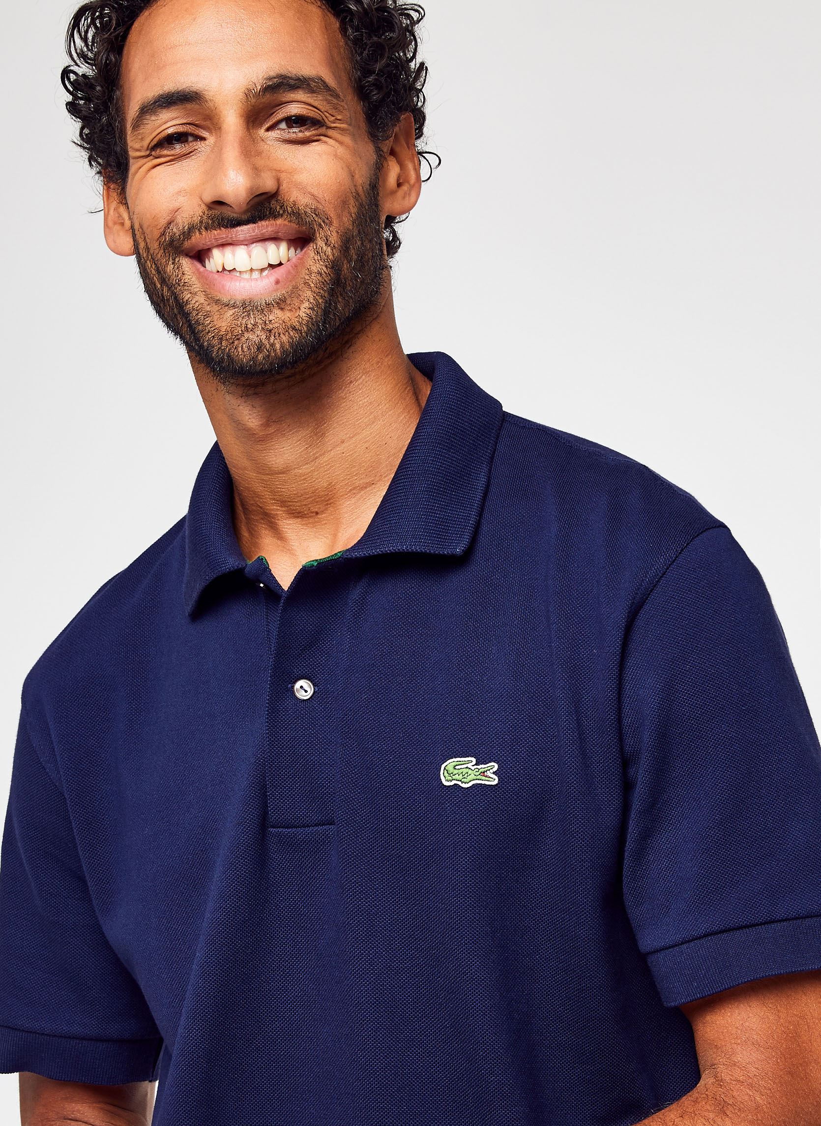 Polo's Polo Classique L1221 Manches Courtes Cot heren blauw Lacoste Polo's Polo Classique L1221 Manches Courtes Cot heren blauw L1221-166