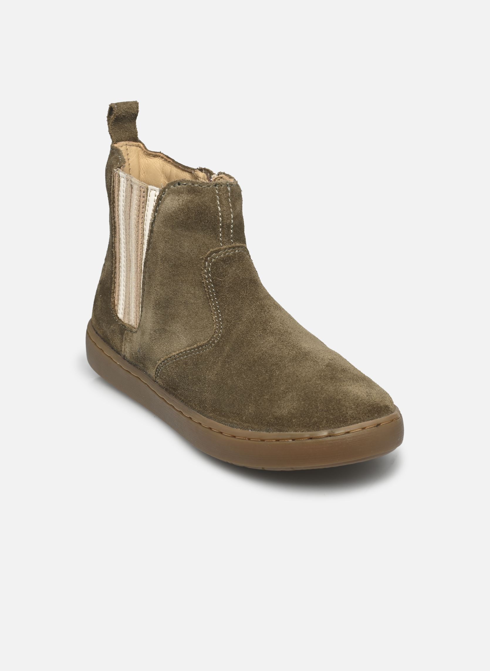 Bottines Play New Shine fille vert Shoo Pom Bottines Play New Shine fille vert KAKI