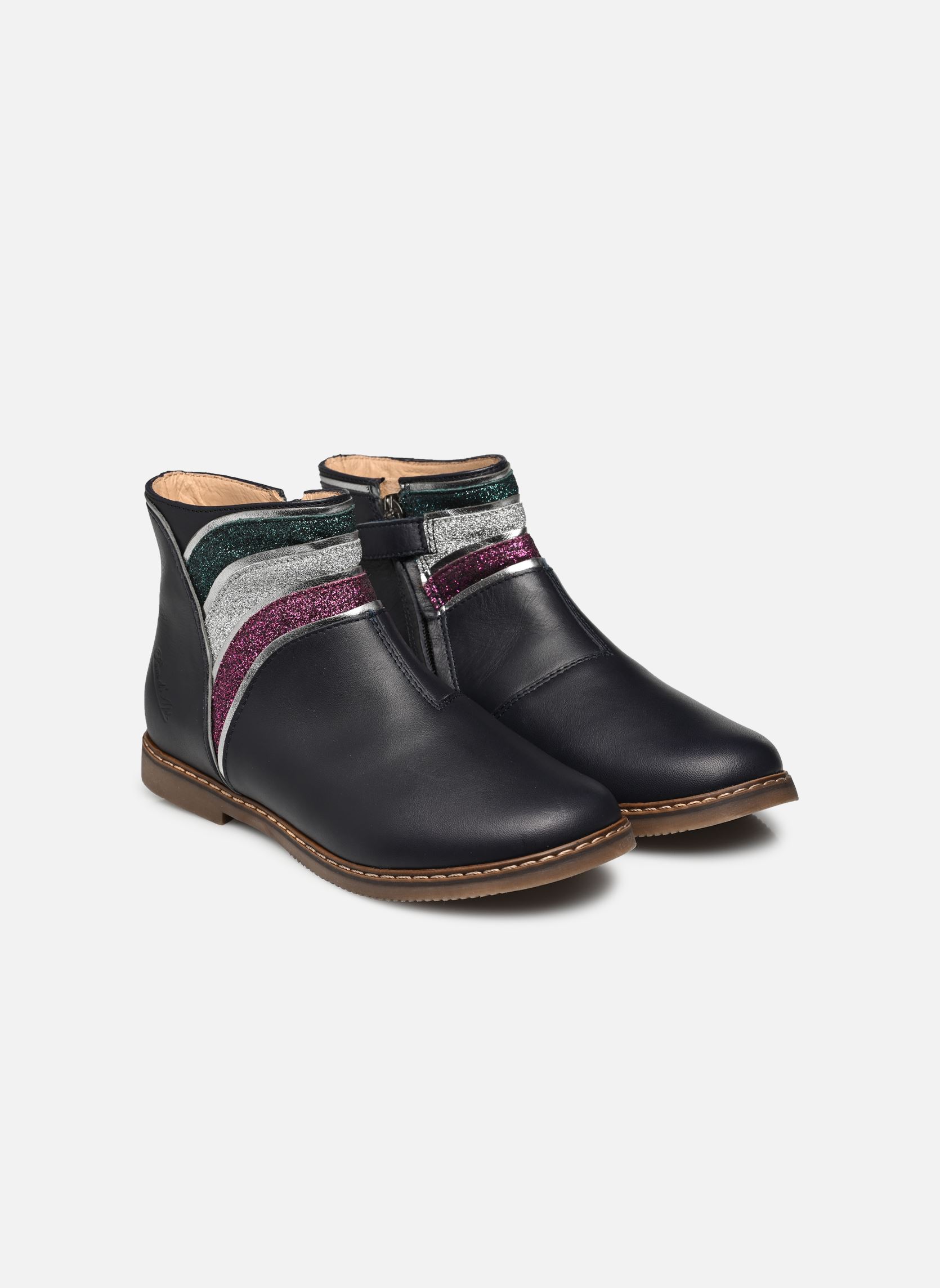 Stiefeletten / Ankle Boots City Wave mädchen blau Pom d Api Stiefeletten / Ankle Boots City Wave mädchen blau MARINE - MULTI