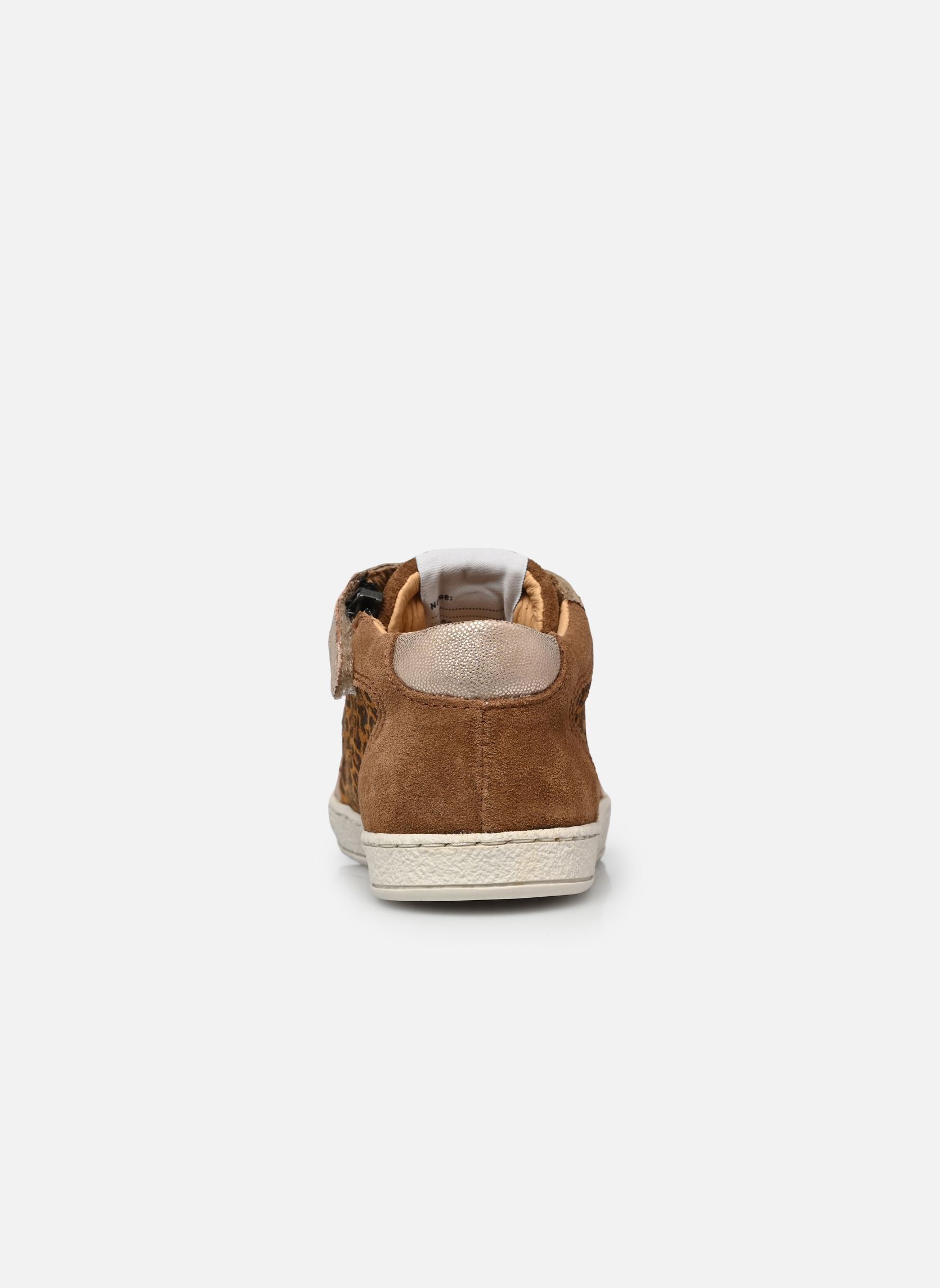 Niedrige Sneaker Mousse Zip Top mädchen braun Pom d Api Niedrige Sneaker Mousse Zip Top mädchen braun MIEL-NATUREL