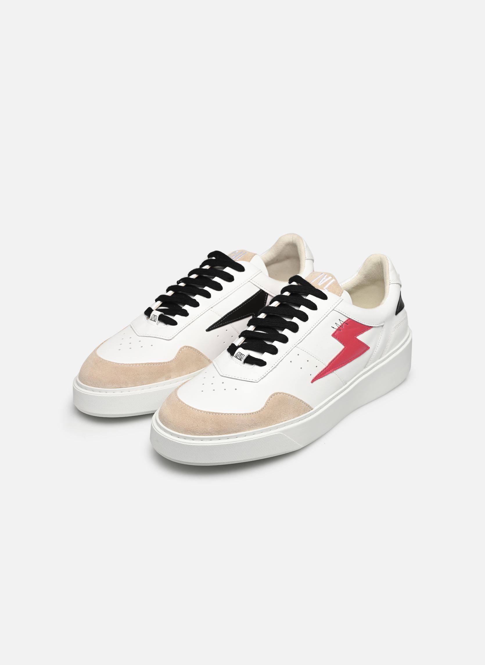 Lage sneakers Thunder W dames beige Caval Lage sneakers Thunder W dames beige Purple Shot