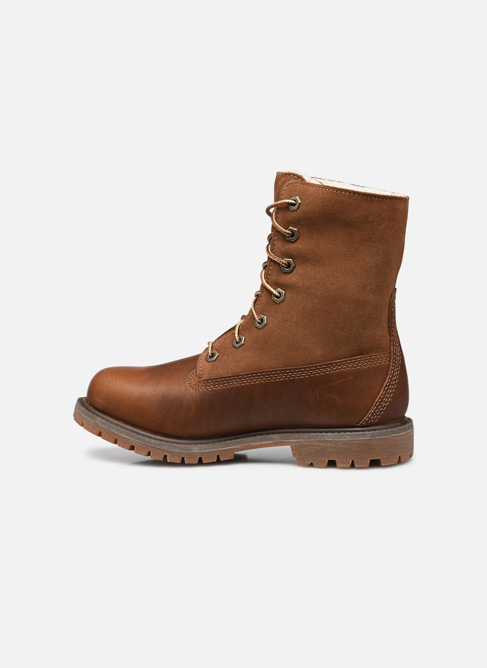 Bottines fourrées Authentics Teddy Fleece W femme marron Timberland Bottines fourrées Authentics Teddy Fleece W femme marron DK BROWN FULL GRAIN
