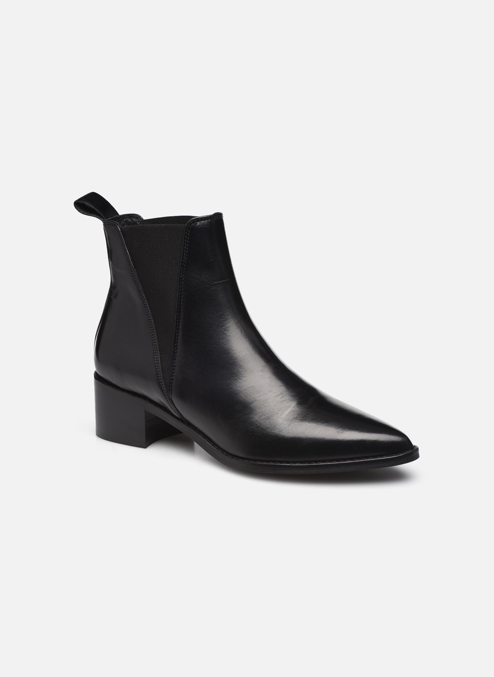 Bottines basses ANOKI femme noir Jonak Bottines basses ANOKI femme noir CUIR NOIR