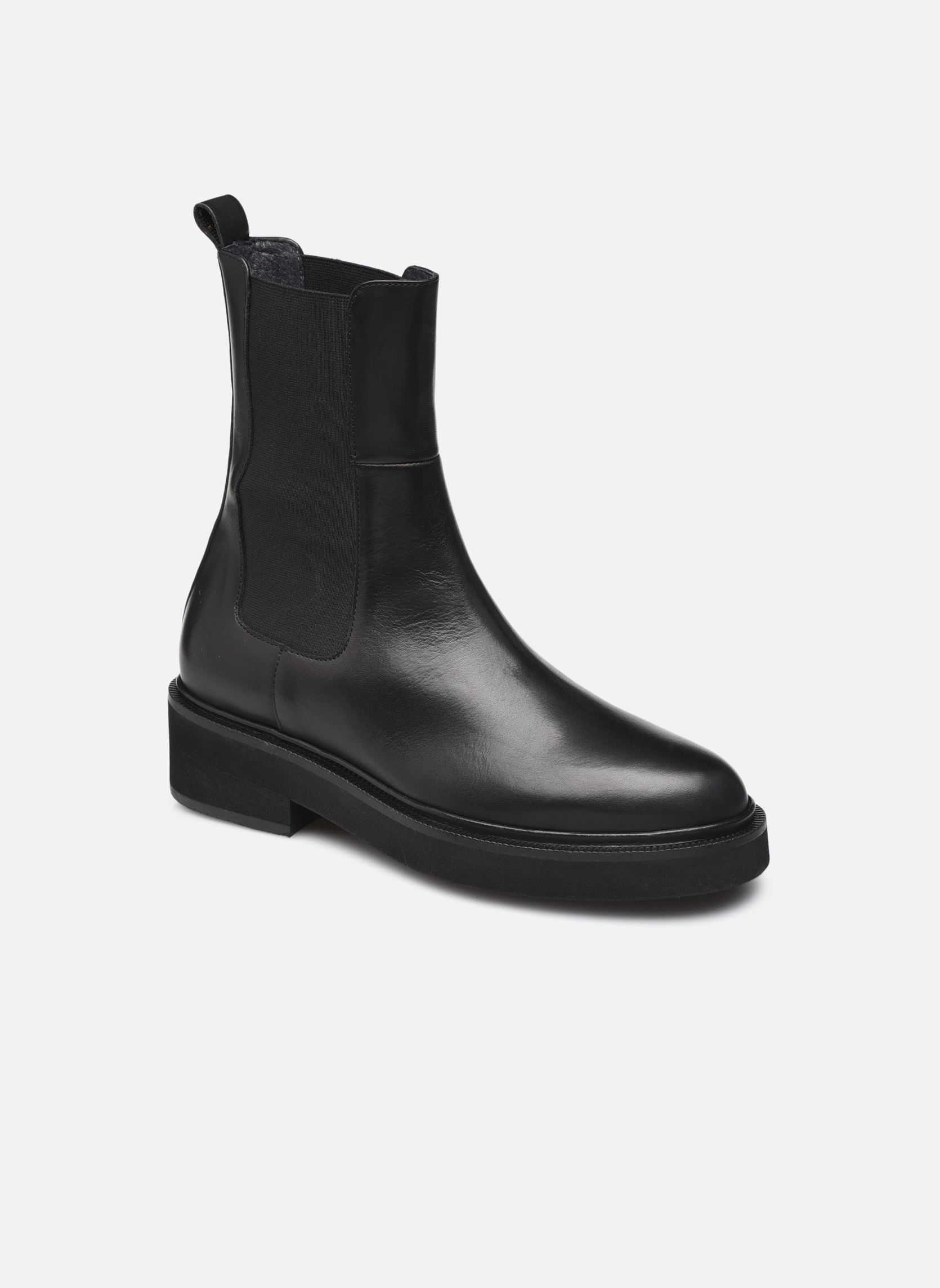 Niedrige Ankle Boots DAYTON damen schwarz Jonak Niedrige Ankle Boots DAYTON damen schwarz CUIR NOIR