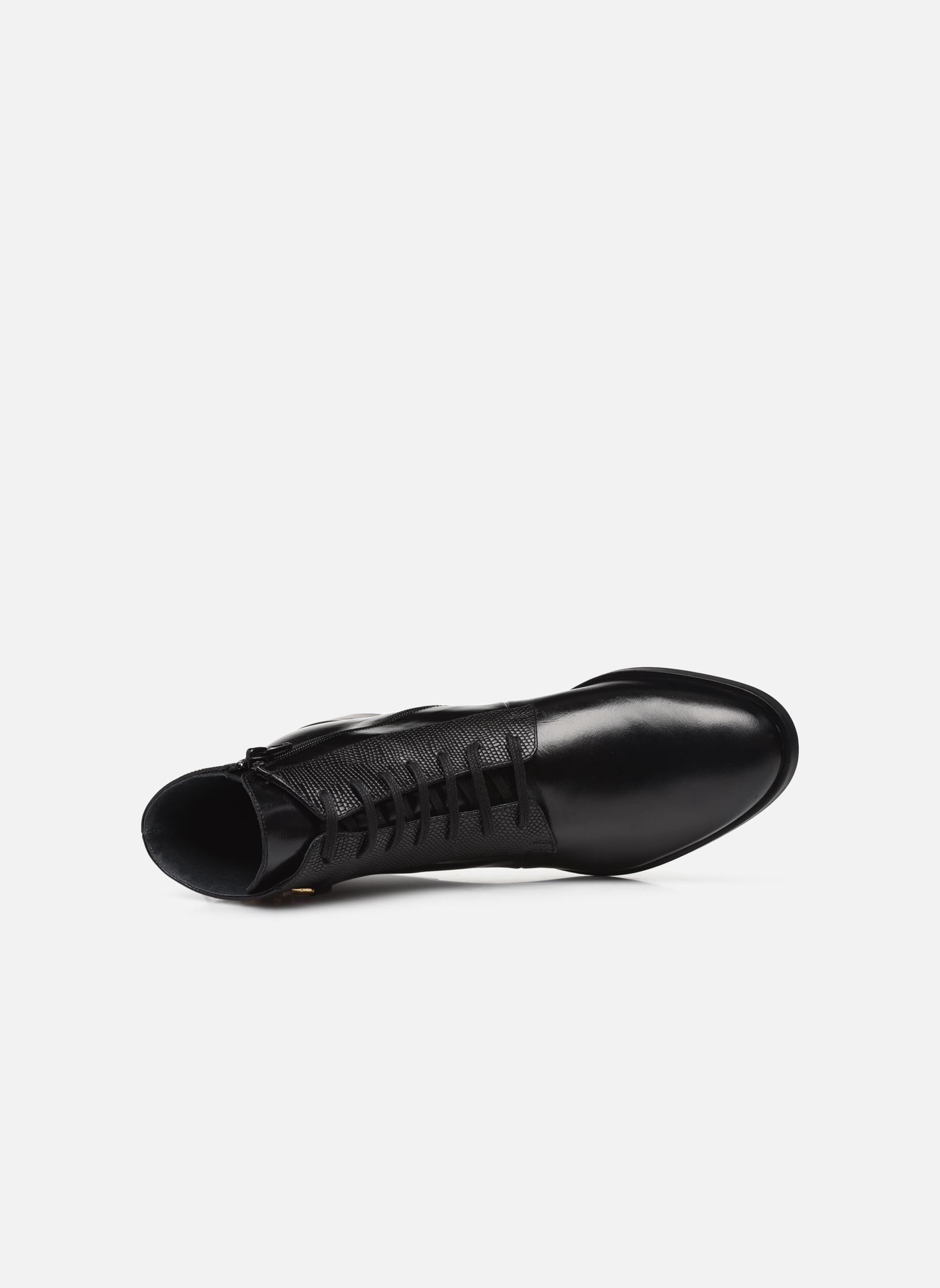 Bottines à lacets DASTAN femme noir Jonak Bottines à lacets DASTAN femme noir CUIR/REPTILE NOIR