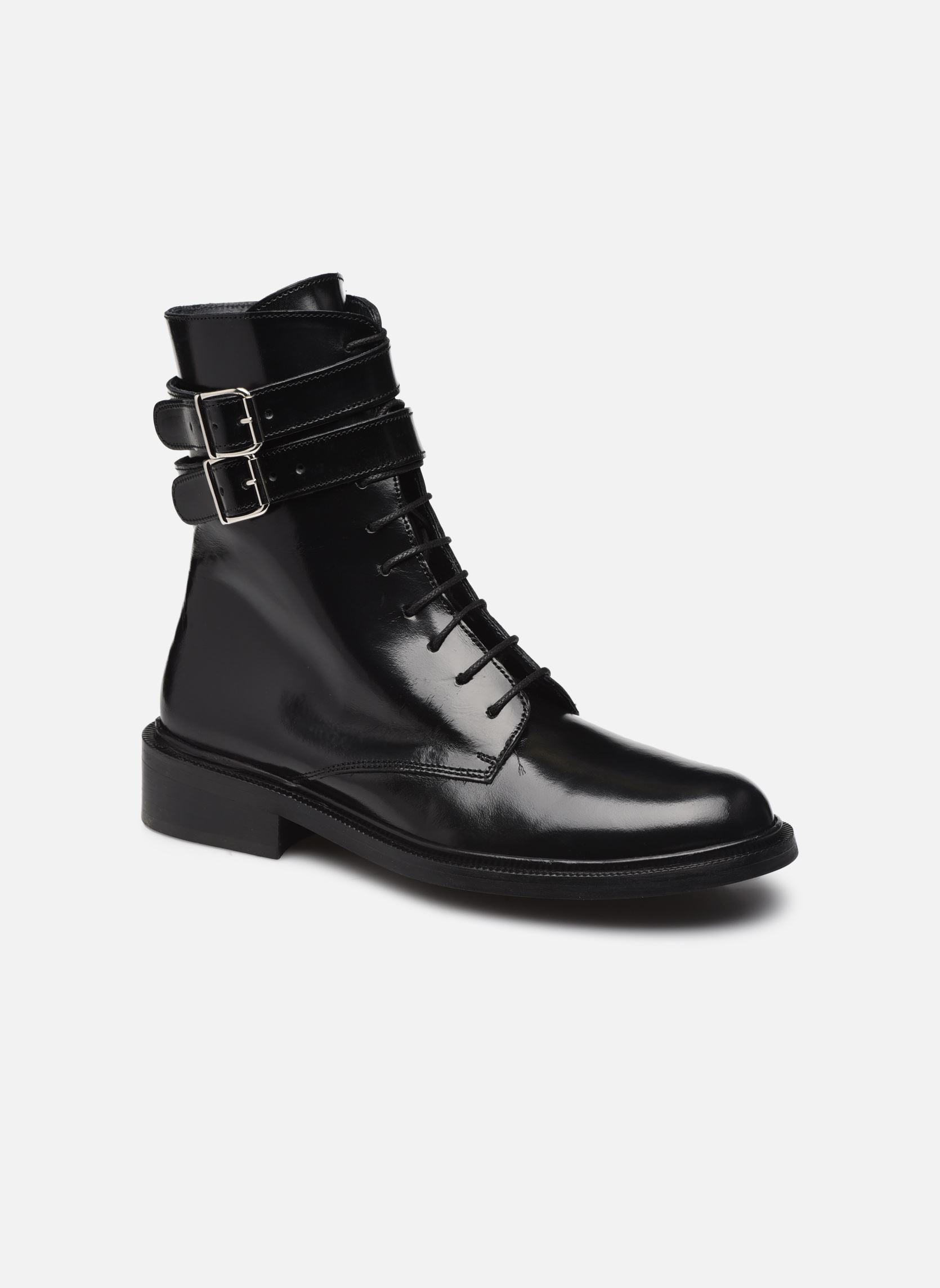 Geschnürte Stiefeletten DEZIBRE damen schwarz Jonak Geschnürte Stiefeletten DEZIBRE damen schwarz CUIR NOIR