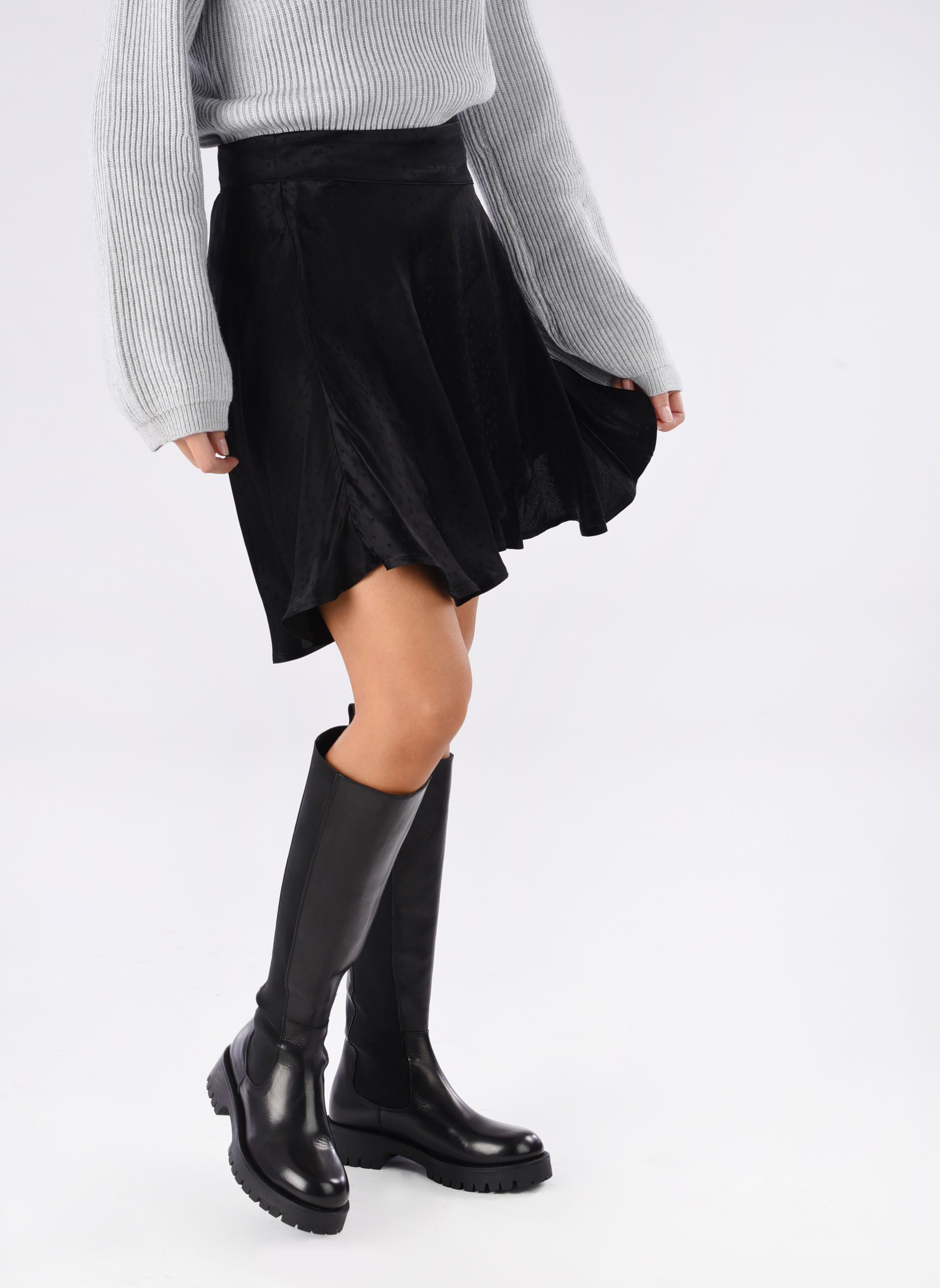 Bottes REBEL femme noir Jonak Bottes REBEL femme noir Cuir noir