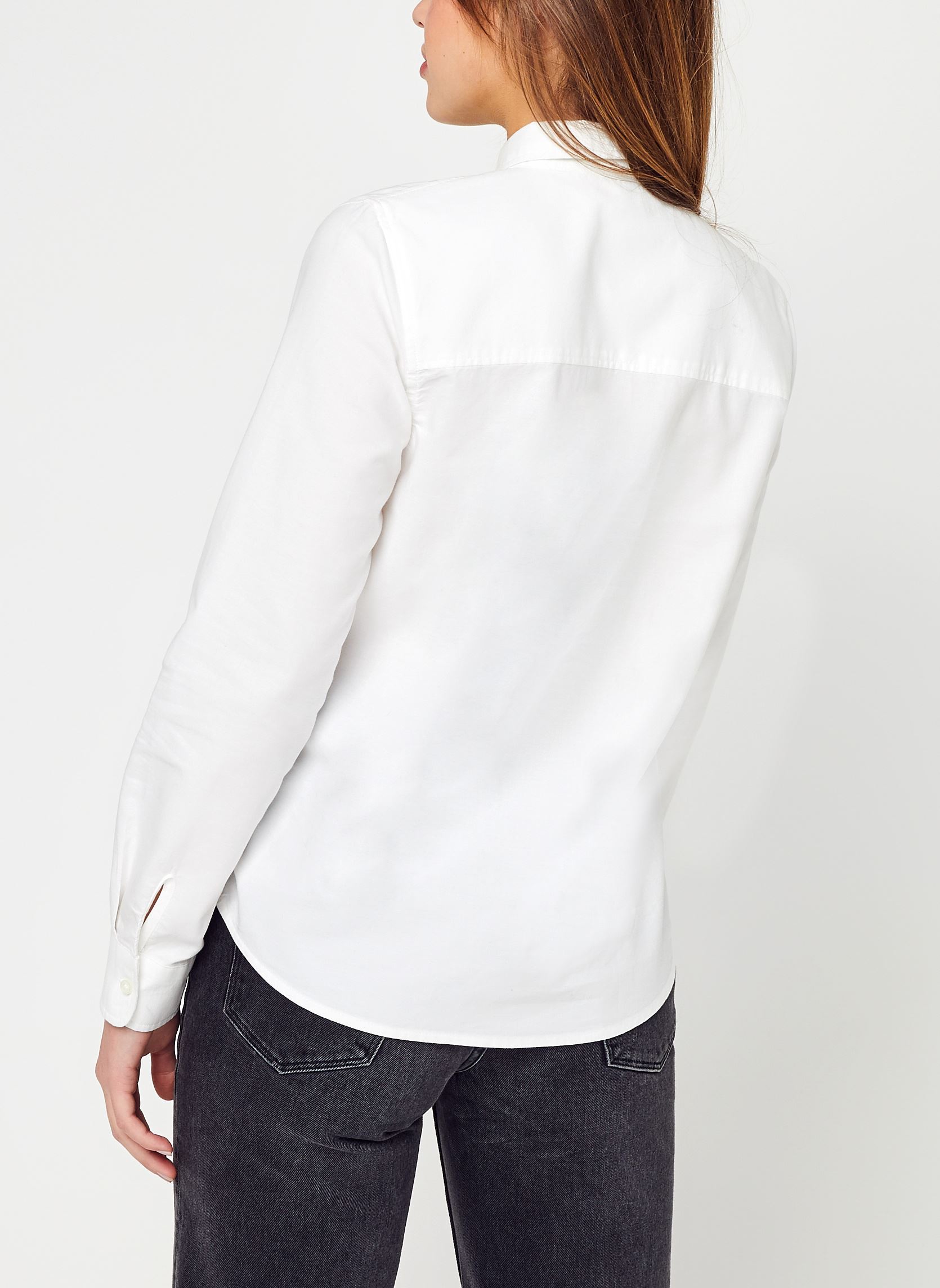 Chemises Pcirena Ls Oxford Shirt Noos Bc femme blanc Pieces Chemises Pcirena Ls Oxford Shirt Noos Bc femme blanc BRIGHT WHITE