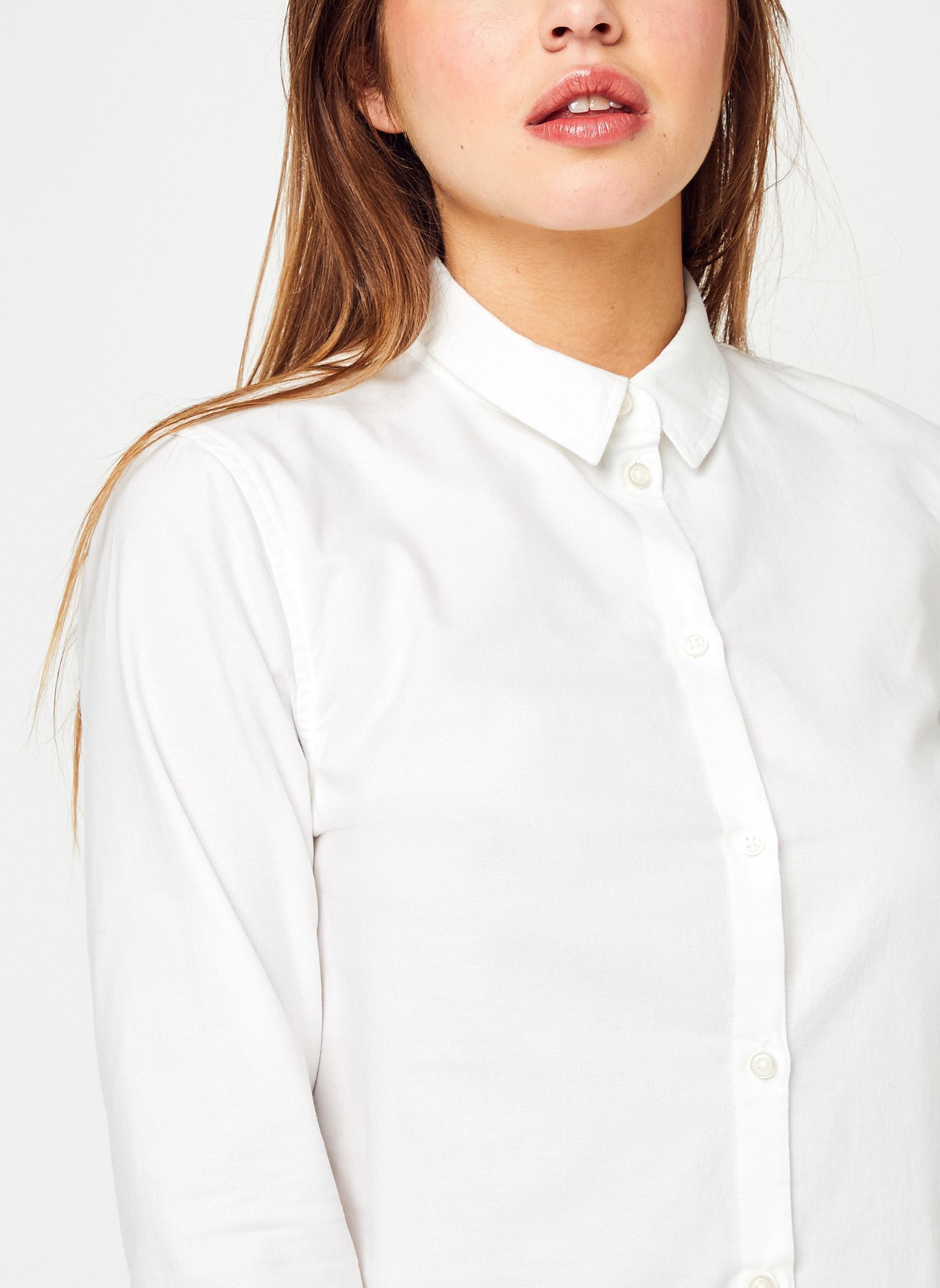 Chemises Pcirena Ls Oxford Shirt Noos Bc femme blanc Pieces Chemises Pcirena Ls Oxford Shirt Noos Bc femme blanc BRIGHT WHITE