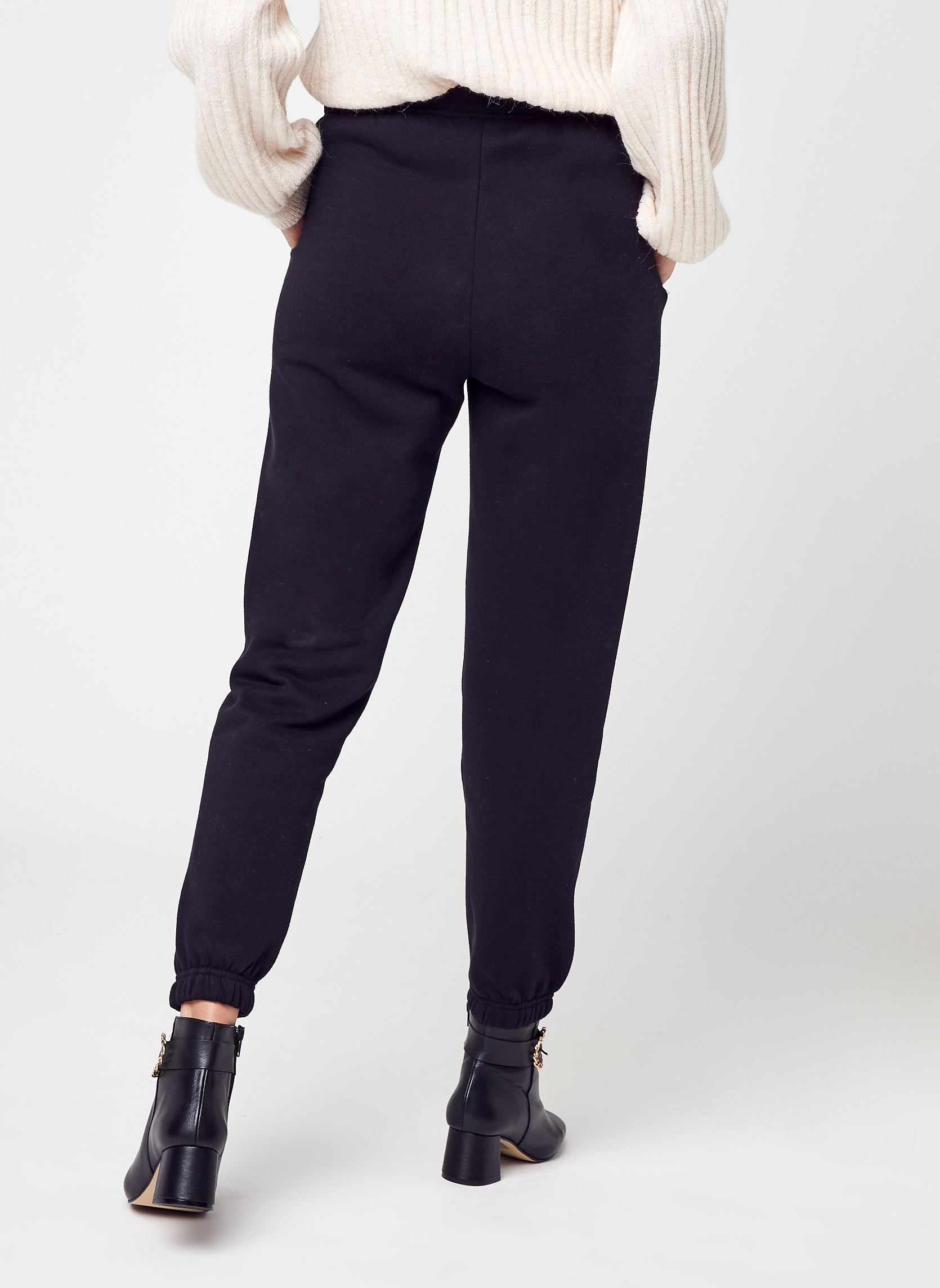Bas de jogging Pcchilli Hw Heart Sweat Pants D2D femme noir Pieces Bas de jogging Pcchilli Hw Heart Sweat Pants D2D femme noir Black