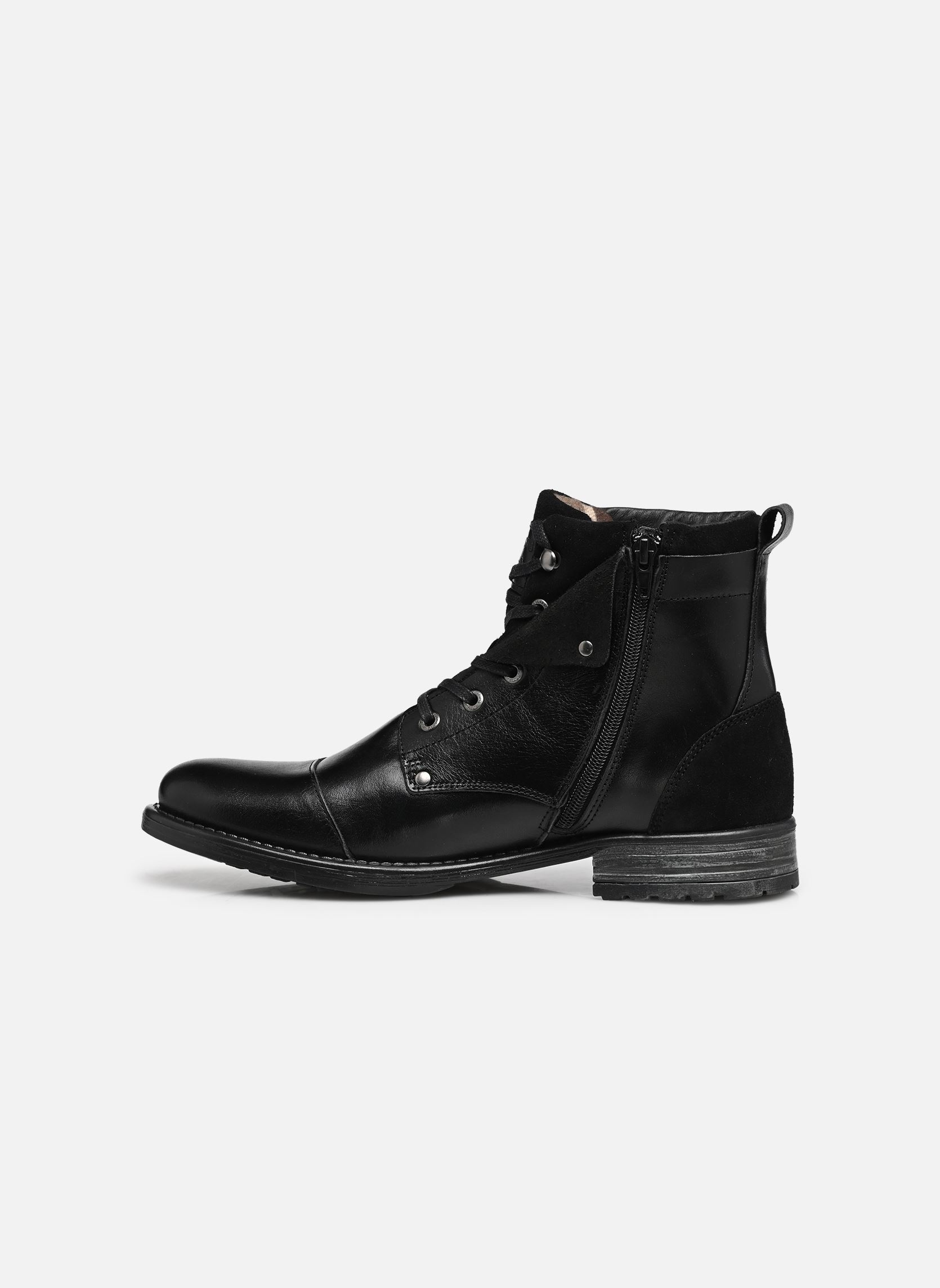 Geschnürte Stiefeletten YEDOS herren schwarz Redskins Geschnürte Stiefeletten YEDOS herren schwarz NOIR