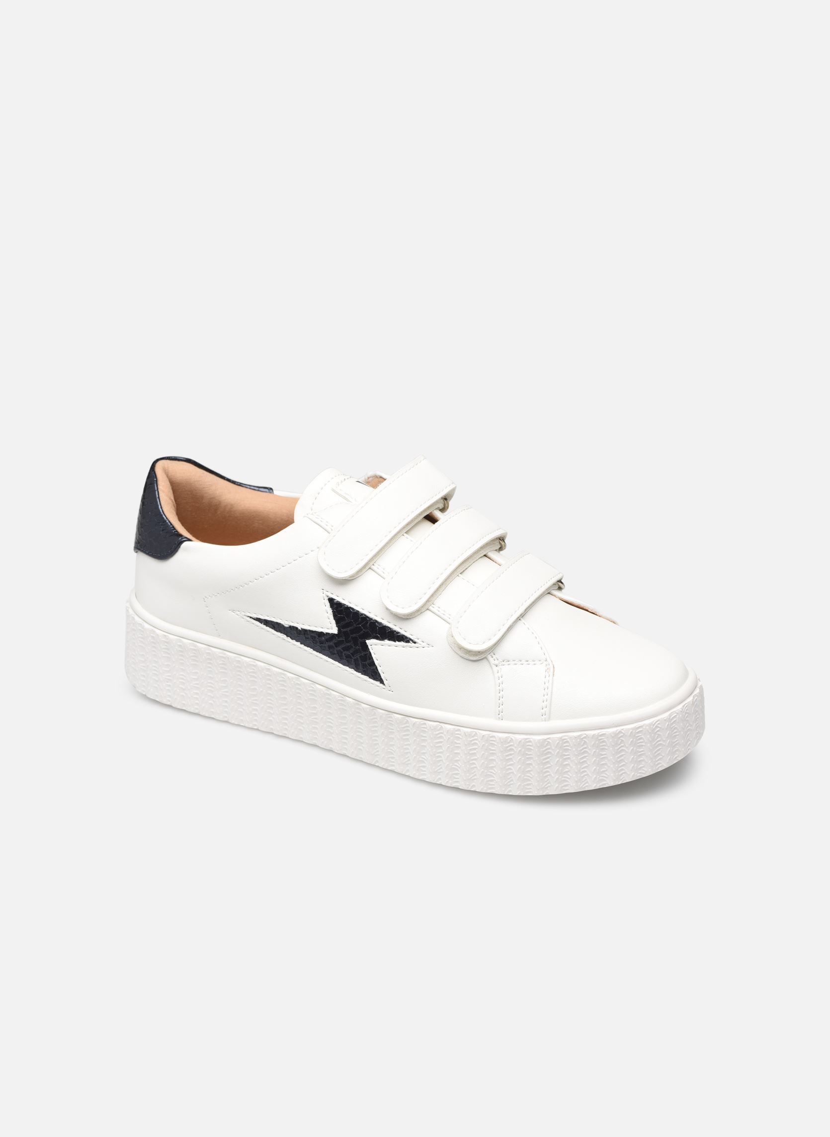 Baskets basses Eva femme blanc Vanessa Wu Baskets basses Eva femme blanc Marine