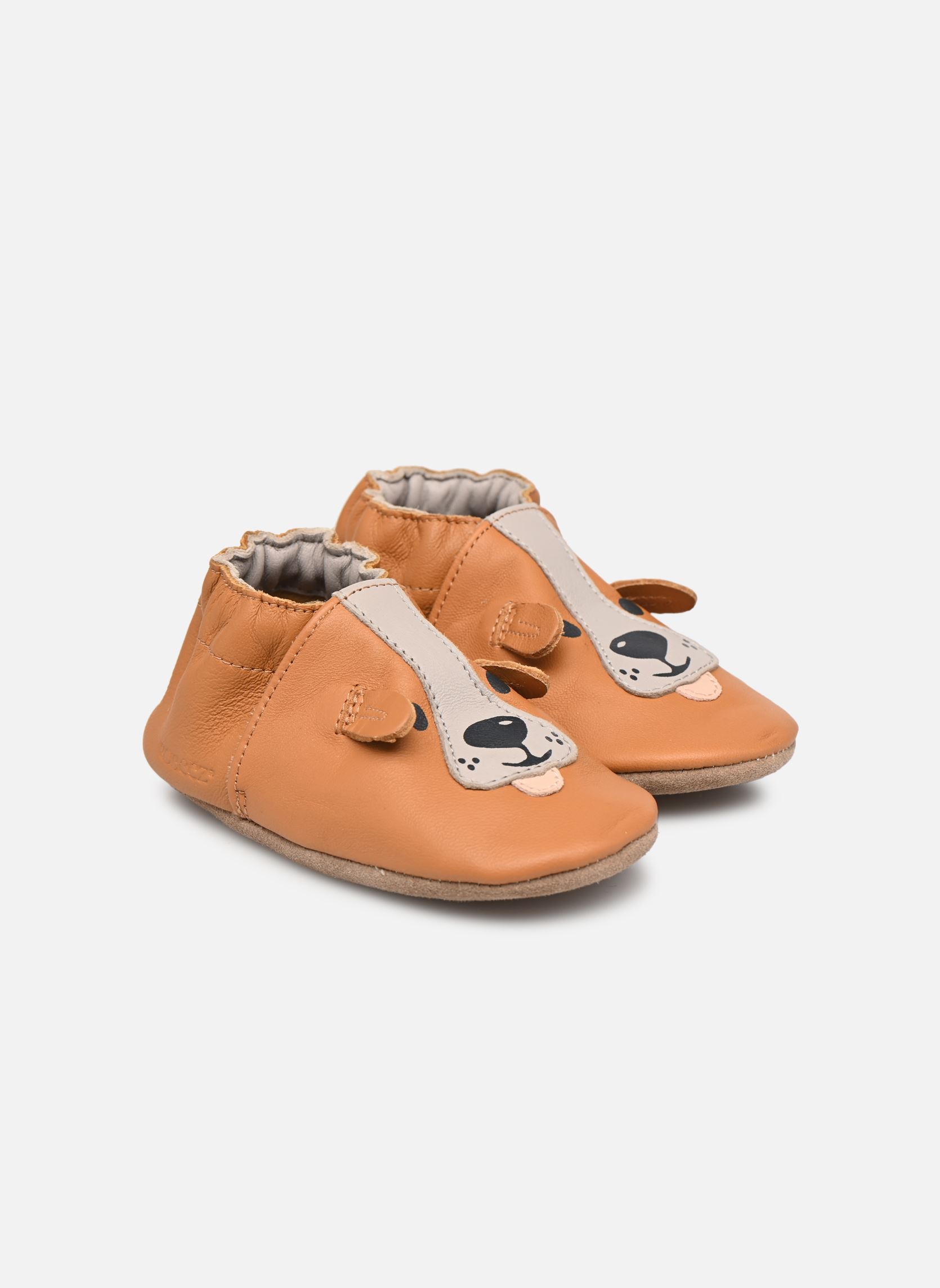 Chaussons Sweety dog marron Robeez Chaussons Sweety dog marron CAMEL