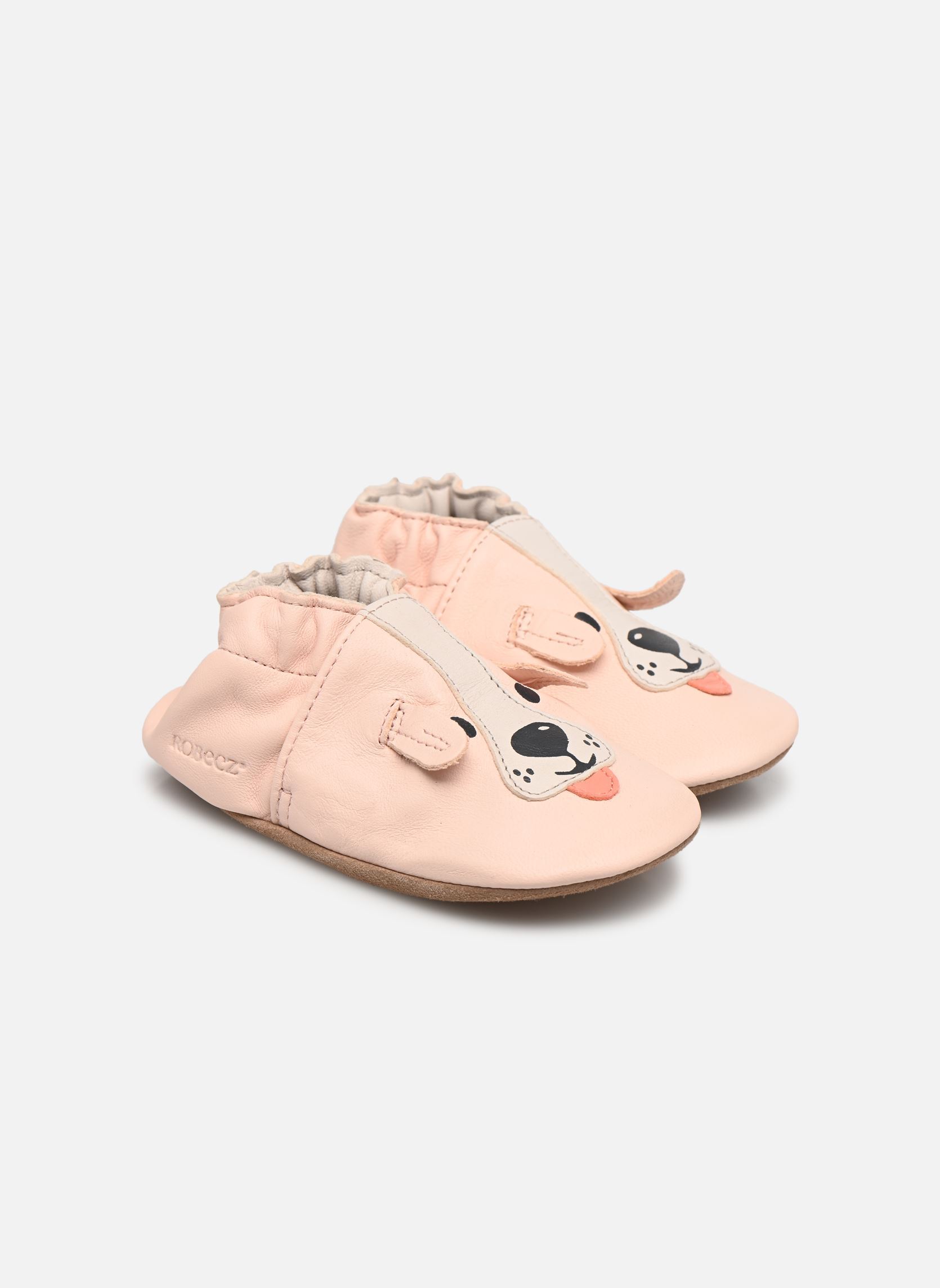 Chaussons Sweety dog fille rose Robeez Chaussons Sweety dog fille rose ROSE CLAIR