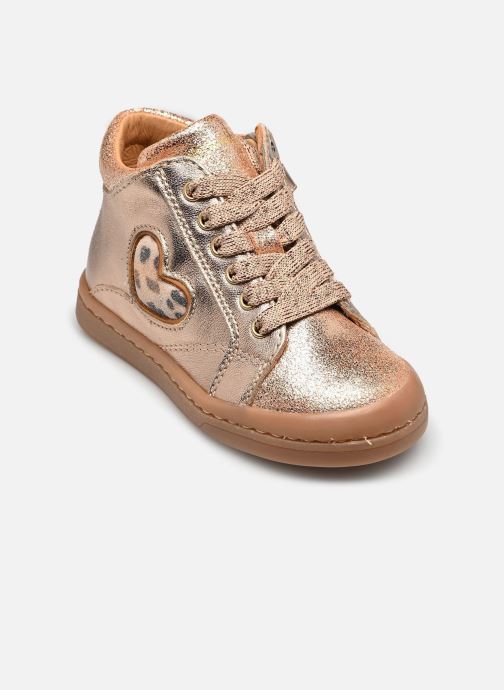 Babybotte Niedrige Sneaker Anto mädchen gold und bronze