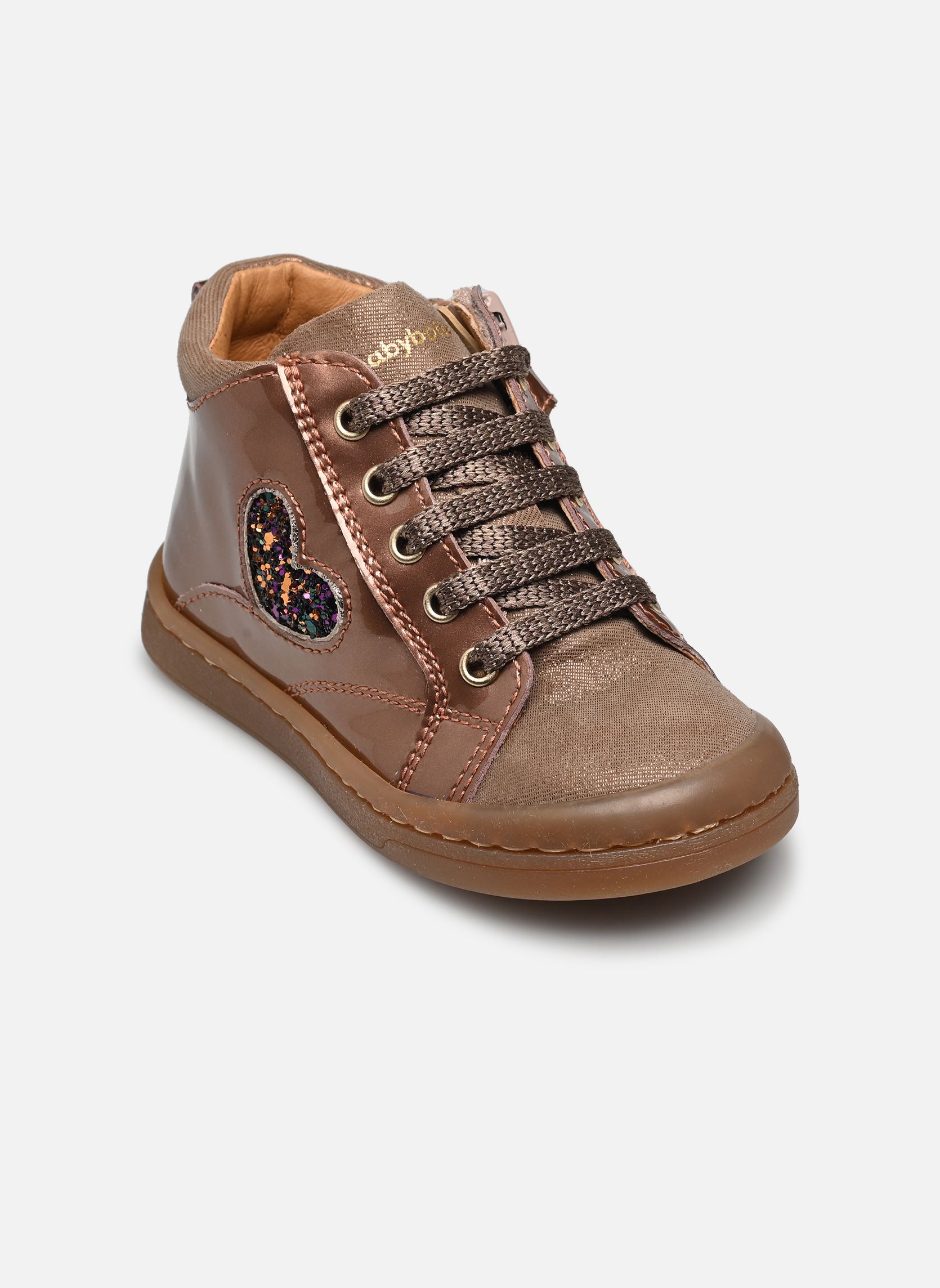 Baskets basses Anto fille marron Babybotte Baskets basses Anto fille marron VER SUM ROSA ANT/ALESS MIEL