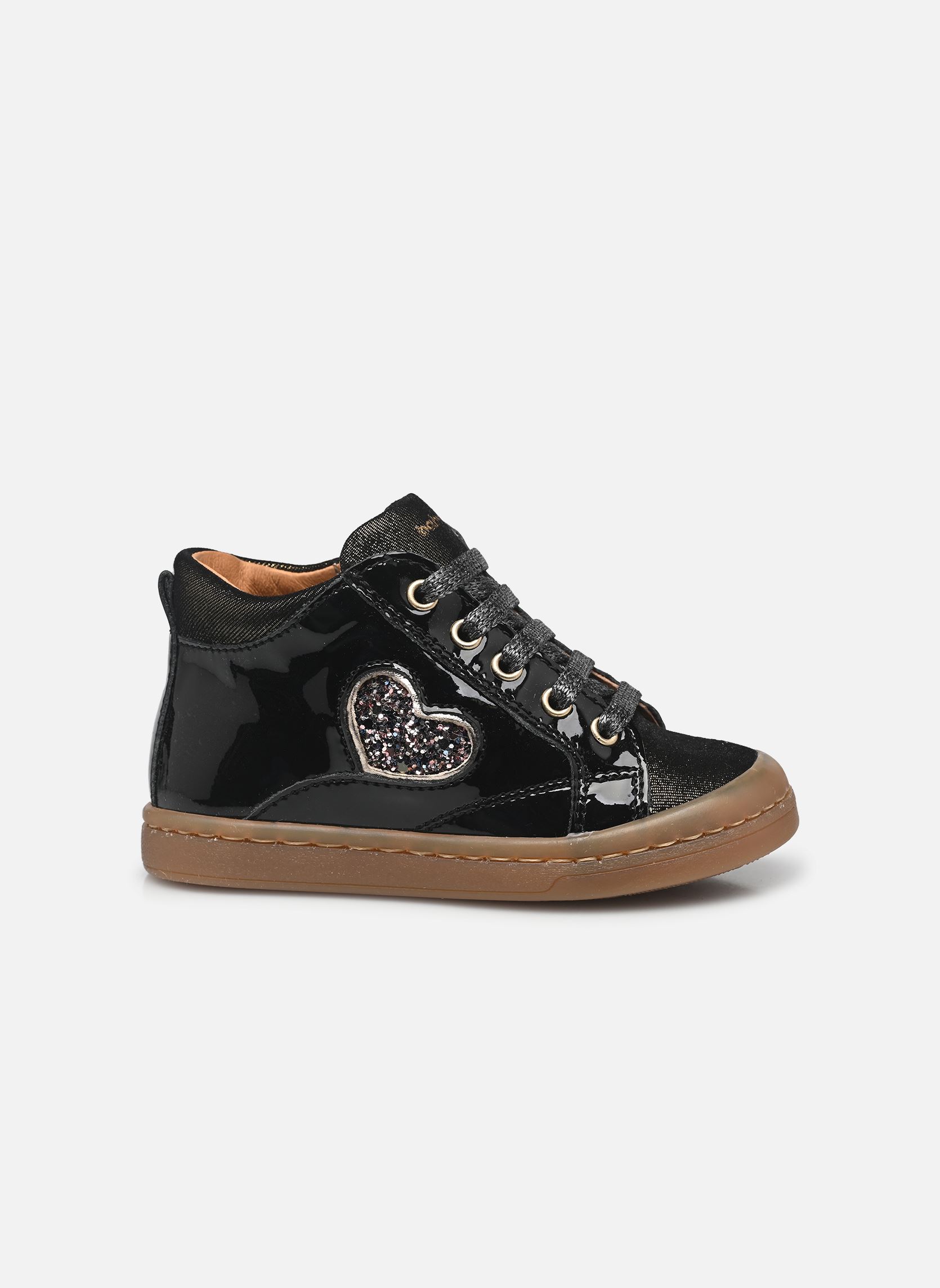 Baskets basses Anto fille noir Babybotte Baskets basses Anto fille noir VERNICE NERO/ALESS MIEL FUX