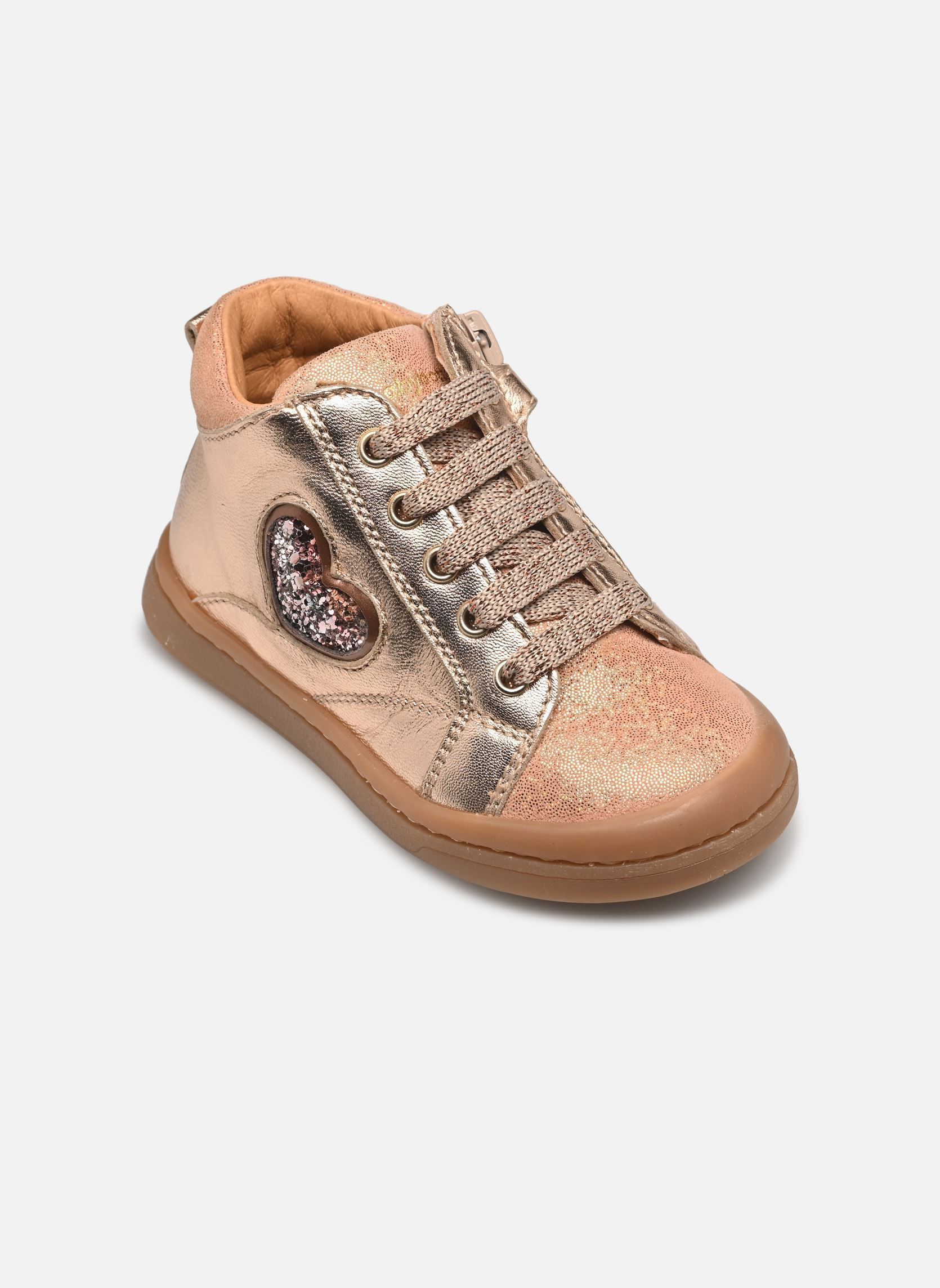 Baskets basses Anto fille argent Babybotte Baskets basses Anto fille argent PLATINE
