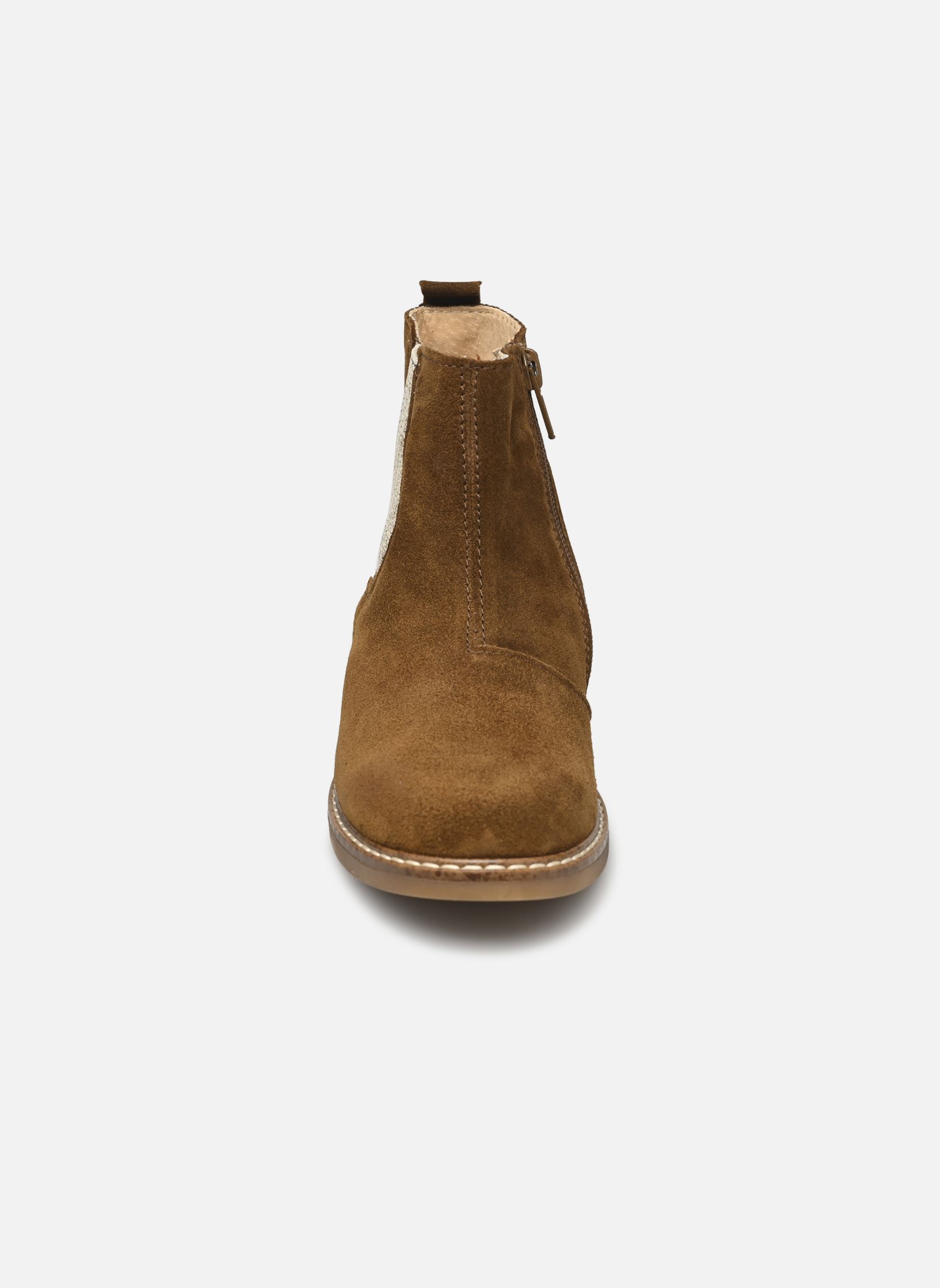 Bottines Seven fille marron Bopy Bottines Seven fille marron Cognac