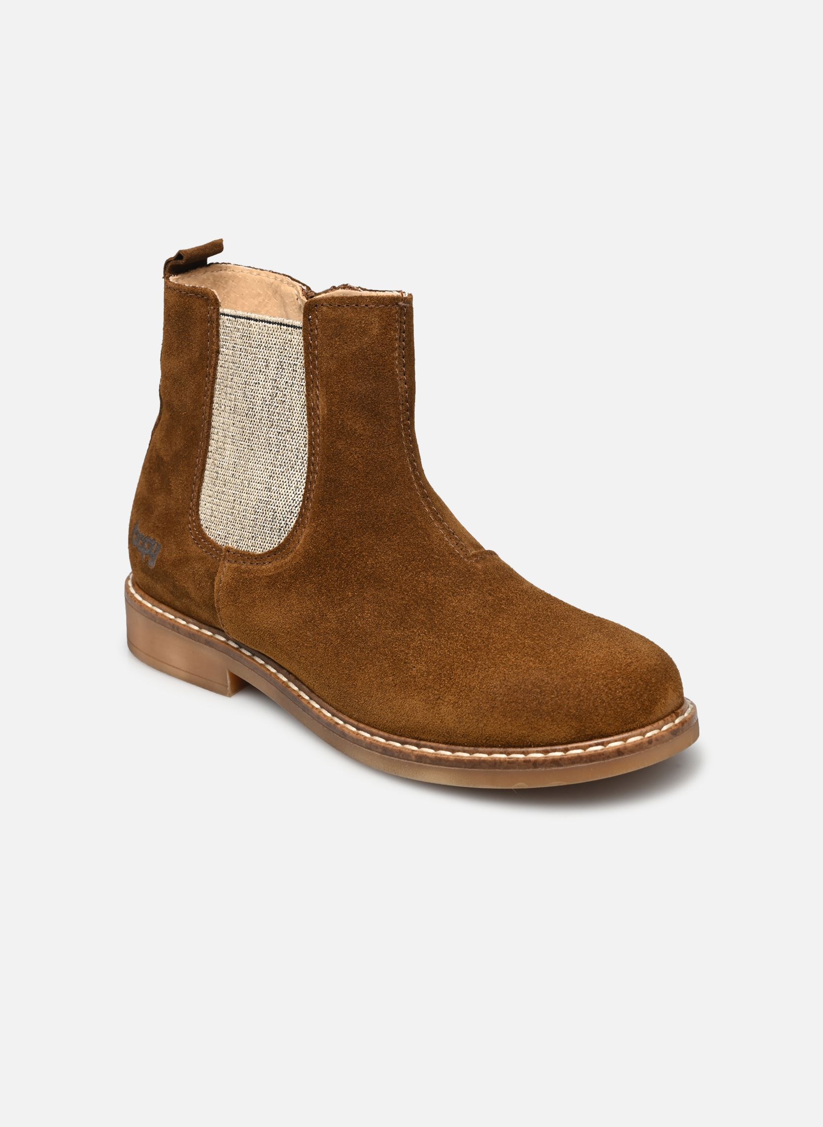 Bottines Seven fille marron Bopy Bottines Seven fille marron Cognac