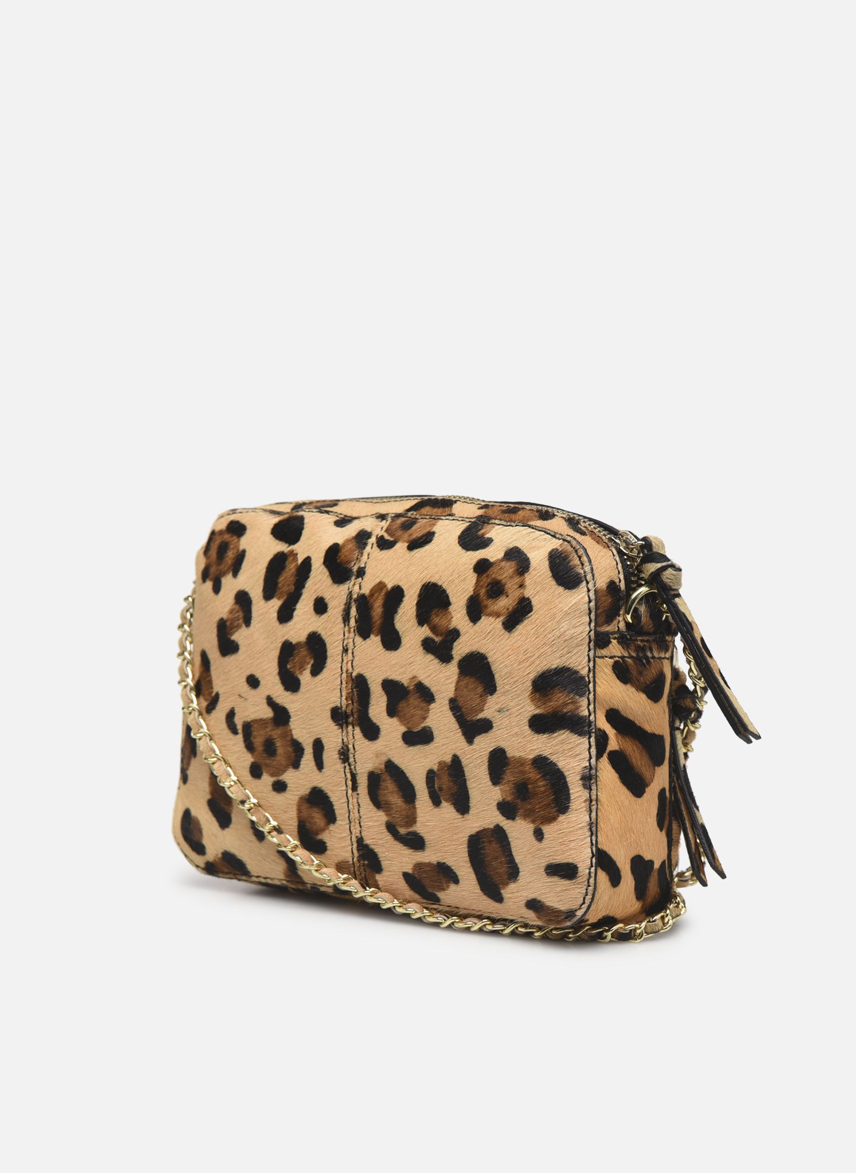 Sacs bandoulière Naino Leather Cross Over femme beige Pieces Sacs bandoulière Naino Leather Cross Over femme beige BEIGE-LEO