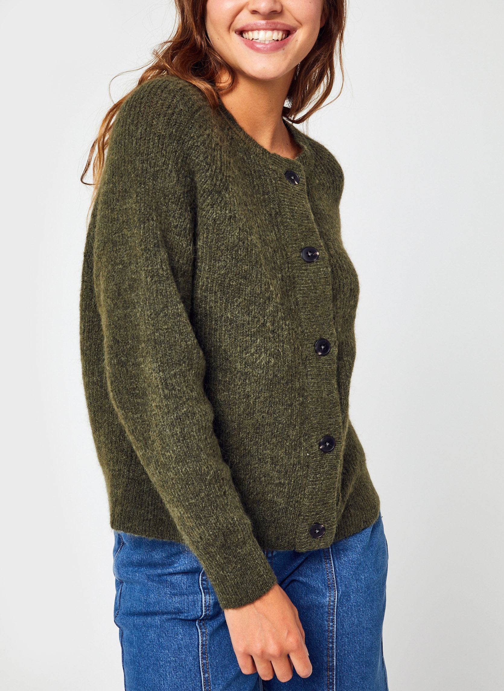 Gilets Slflulu Ls Knit Short Cardigan B Noos femme vert Selected Femme Gilets Slflulu Ls Knit Short Cardigan B Noos femme vert KALAMATA