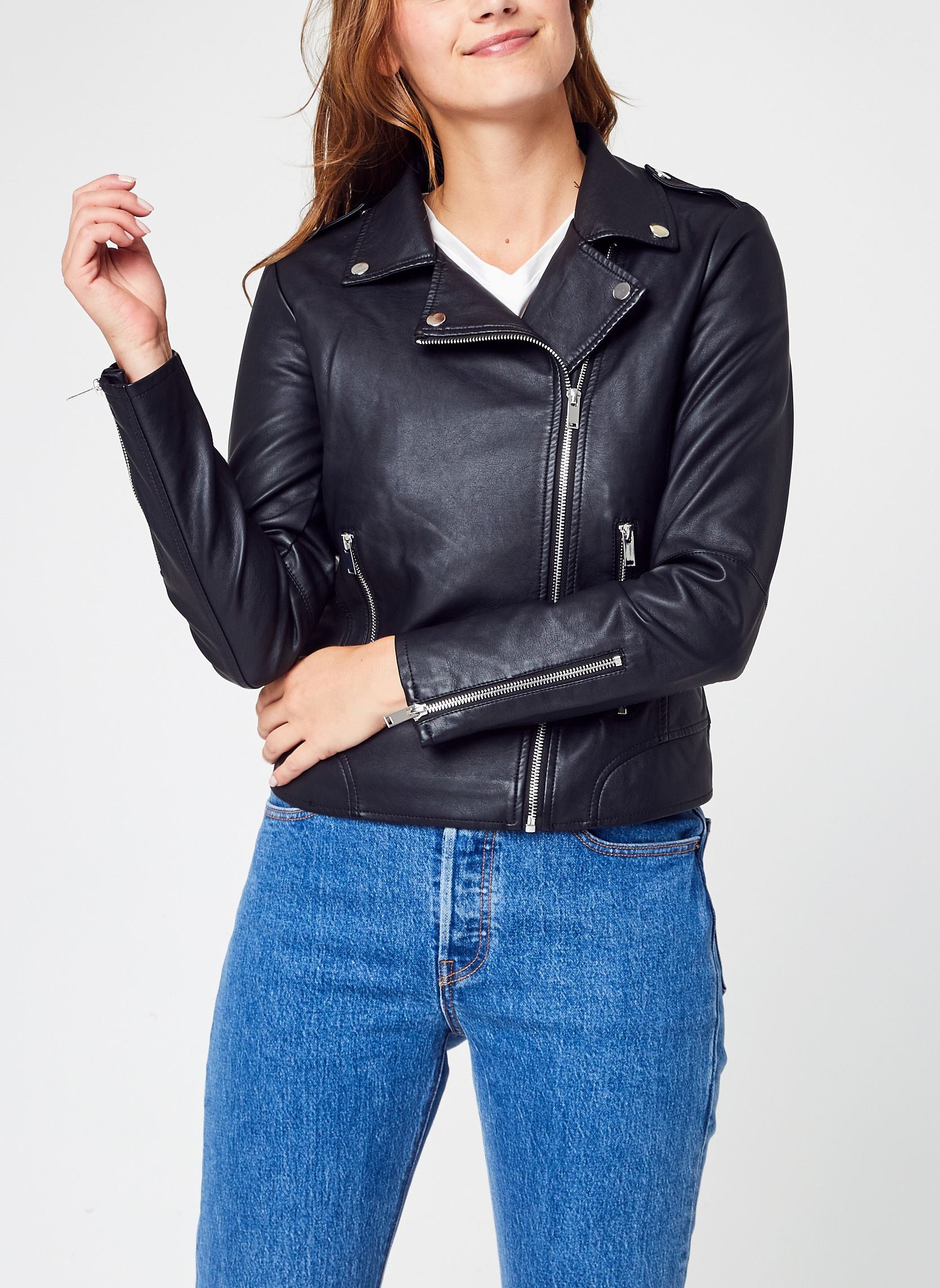 Jacken Vicara Coated JacketSu - Noos damen schwarz Vila Jacken Vicara Coated JacketSu - Noos damen schwarz Black