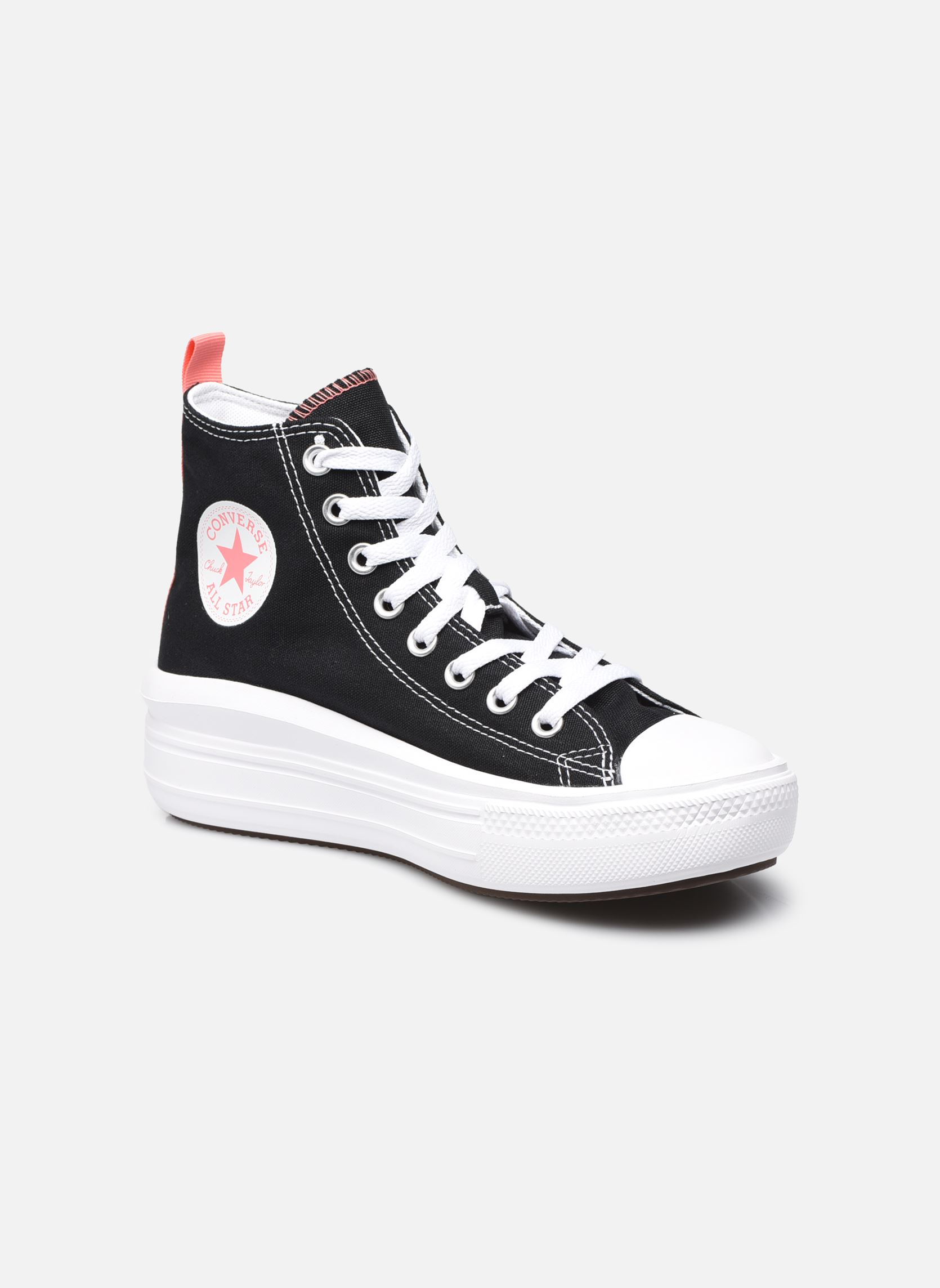 Knöchelhohe Sneaker Chuck Taylor All Star Move Hi J schwarz Converse Knöchelhohe Sneaker Chuck Taylor All Star Move Hi J schwarz BLACKPINK SALTWHITE
