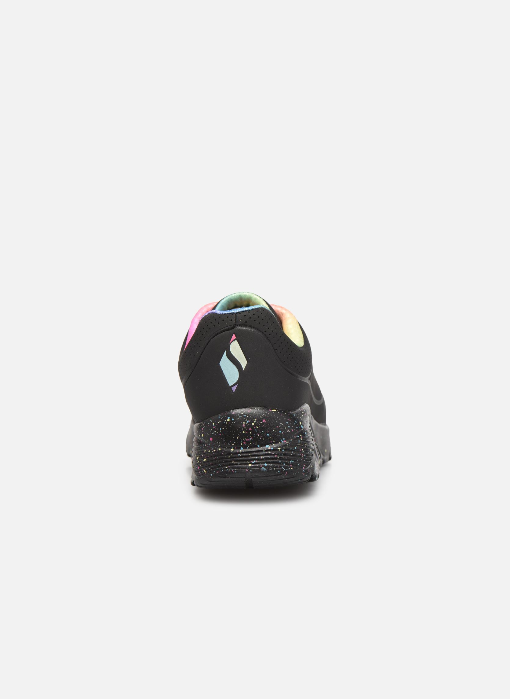 Niedrige Sneaker UNO LITE RAINBOW SPECK mädchen schwarz Skechers Niedrige Sneaker UNO LITE RAINBOW SPECK mädchen schwarz BKMT