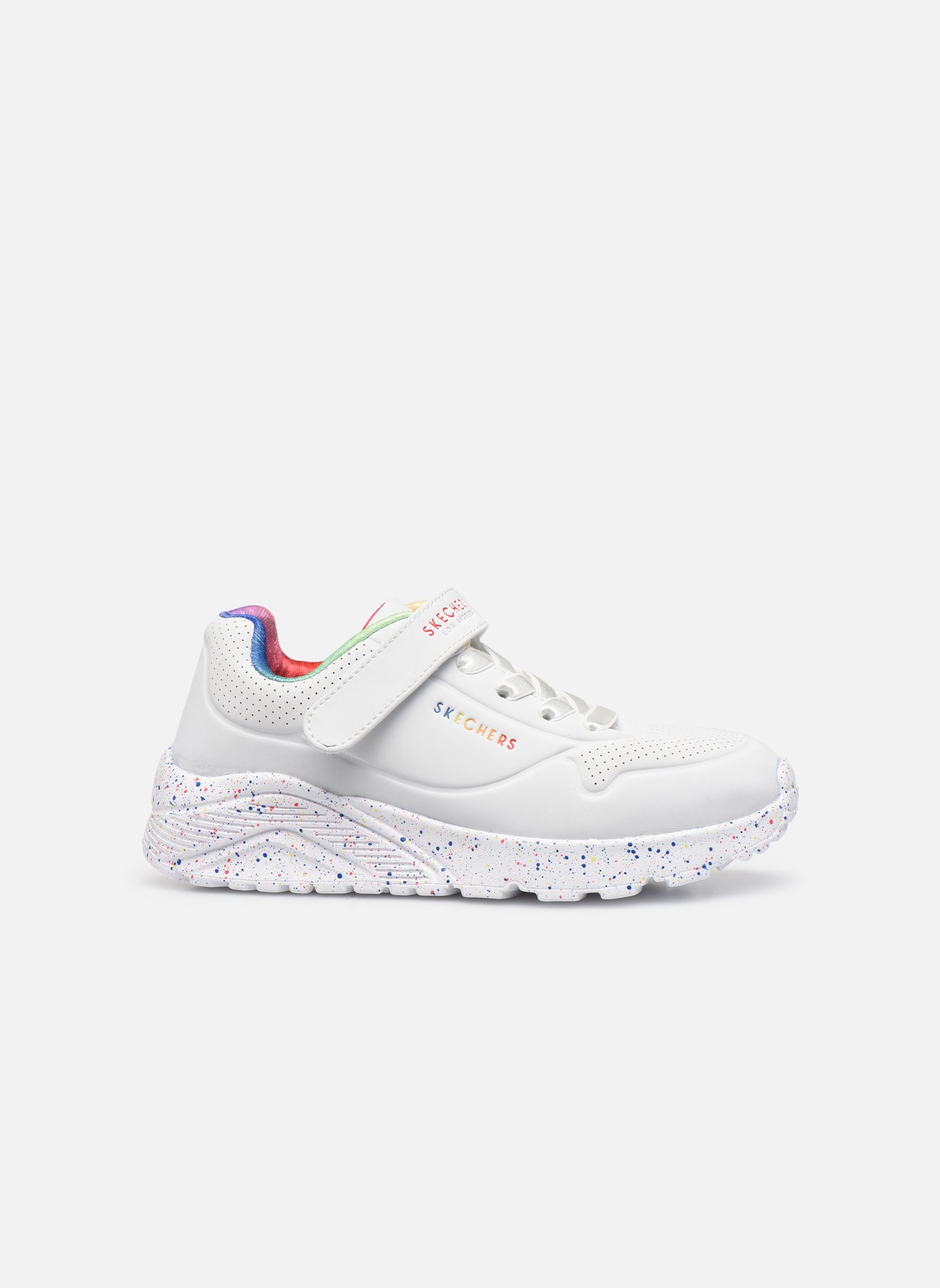Baskets basses Uno Lite - Rainbow Specks fille blanc Skechers Baskets basses Uno Lite - Rainbow Specks fille blanc WMLT
