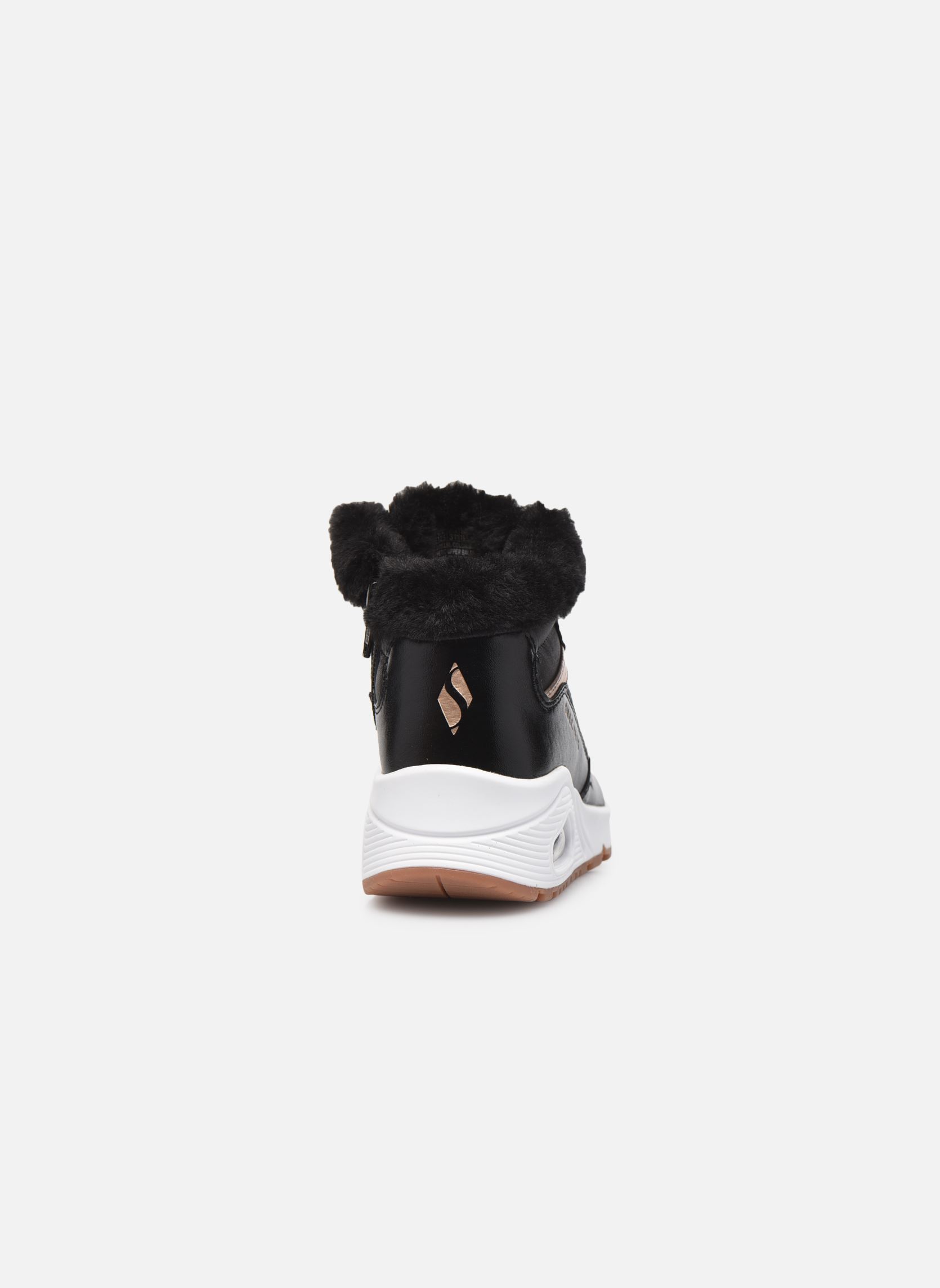 Niedrige Sneaker UNO COZY ON AIR mädchen schwarz Skechers Niedrige Sneaker UNO COZY ON AIR mädchen schwarz BKRG