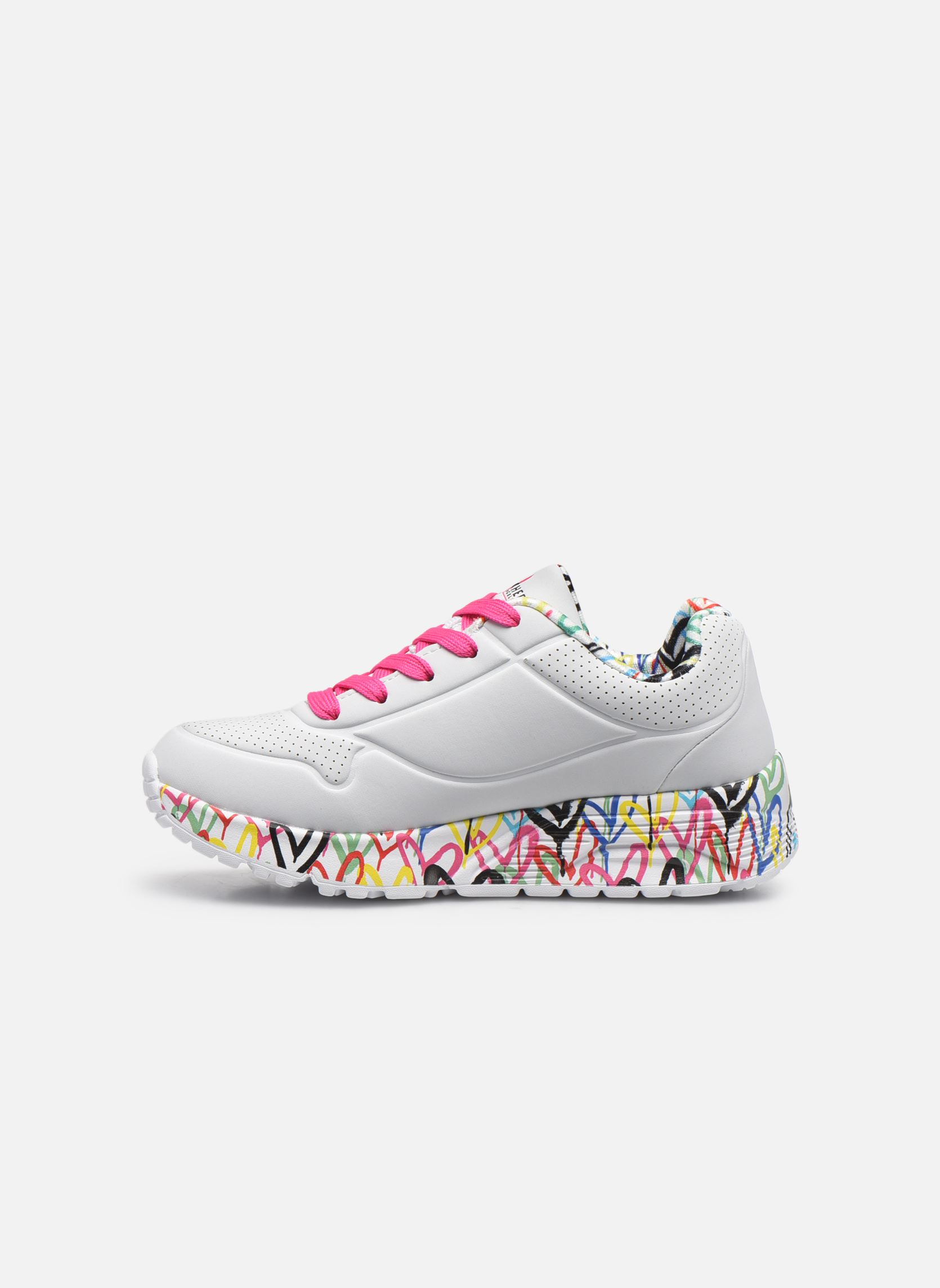 Baskets basses Uno Lite - Lovely Luv Goldcrown fille blanc Skechers Baskets basses Uno Lite - Lovely Luv Goldcrown fille blanc WMLT