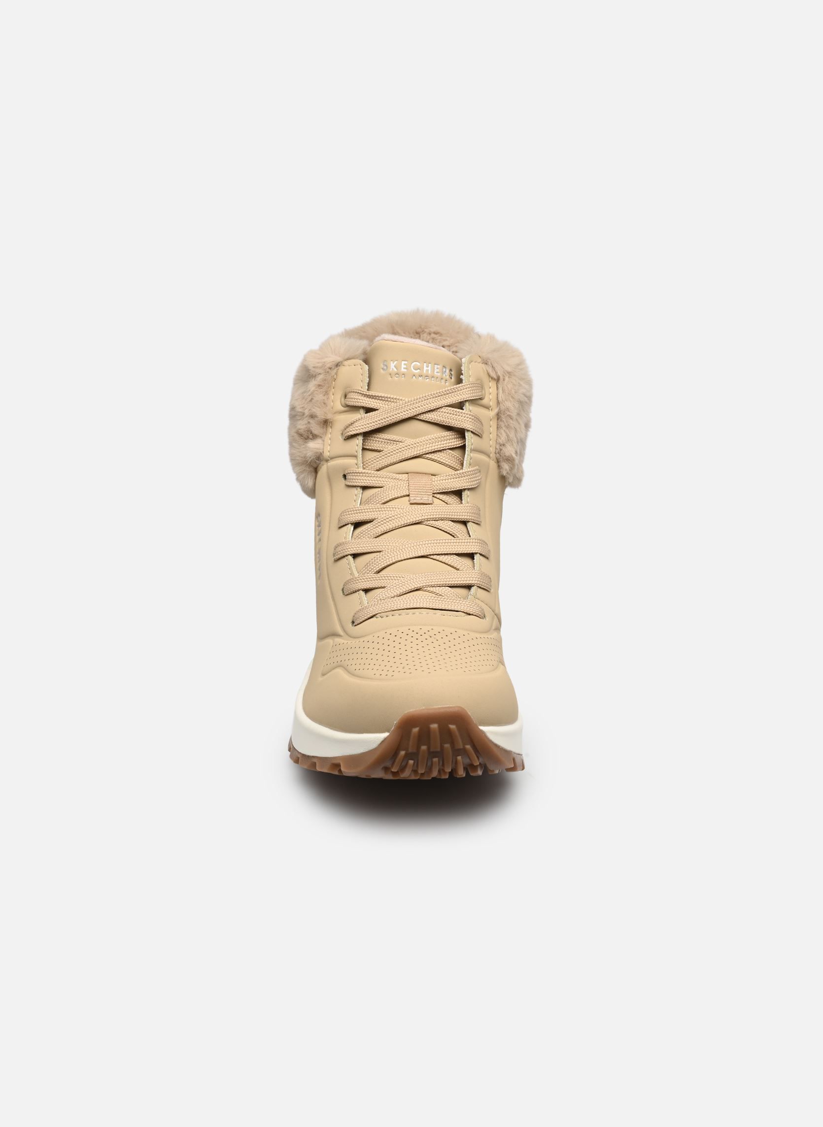 Bottines à lacets UNO RUGGED femme beige Skechers Bottines à lacets UNO RUGGED femme beige SAND
