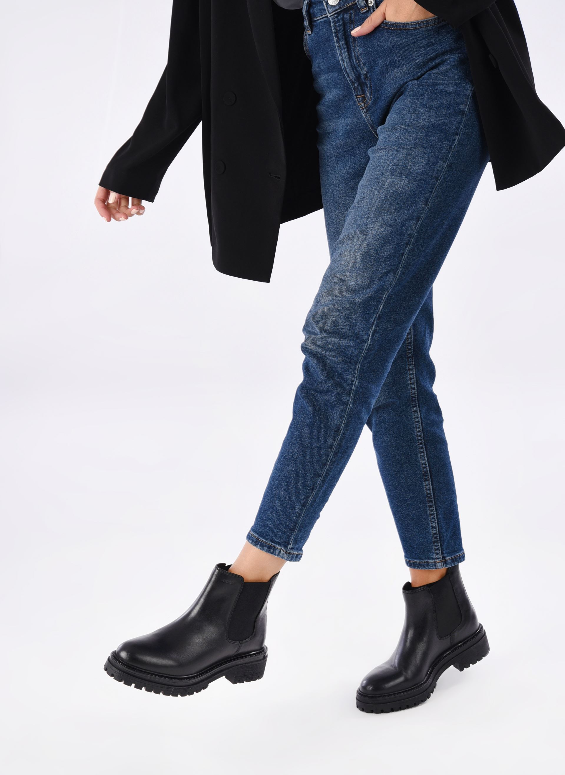 Stivaletti bassi D IRIDEA D04HRB donna nero Geox Stivaletti bassi D IRIDEA D04HRB donna nero BLACK