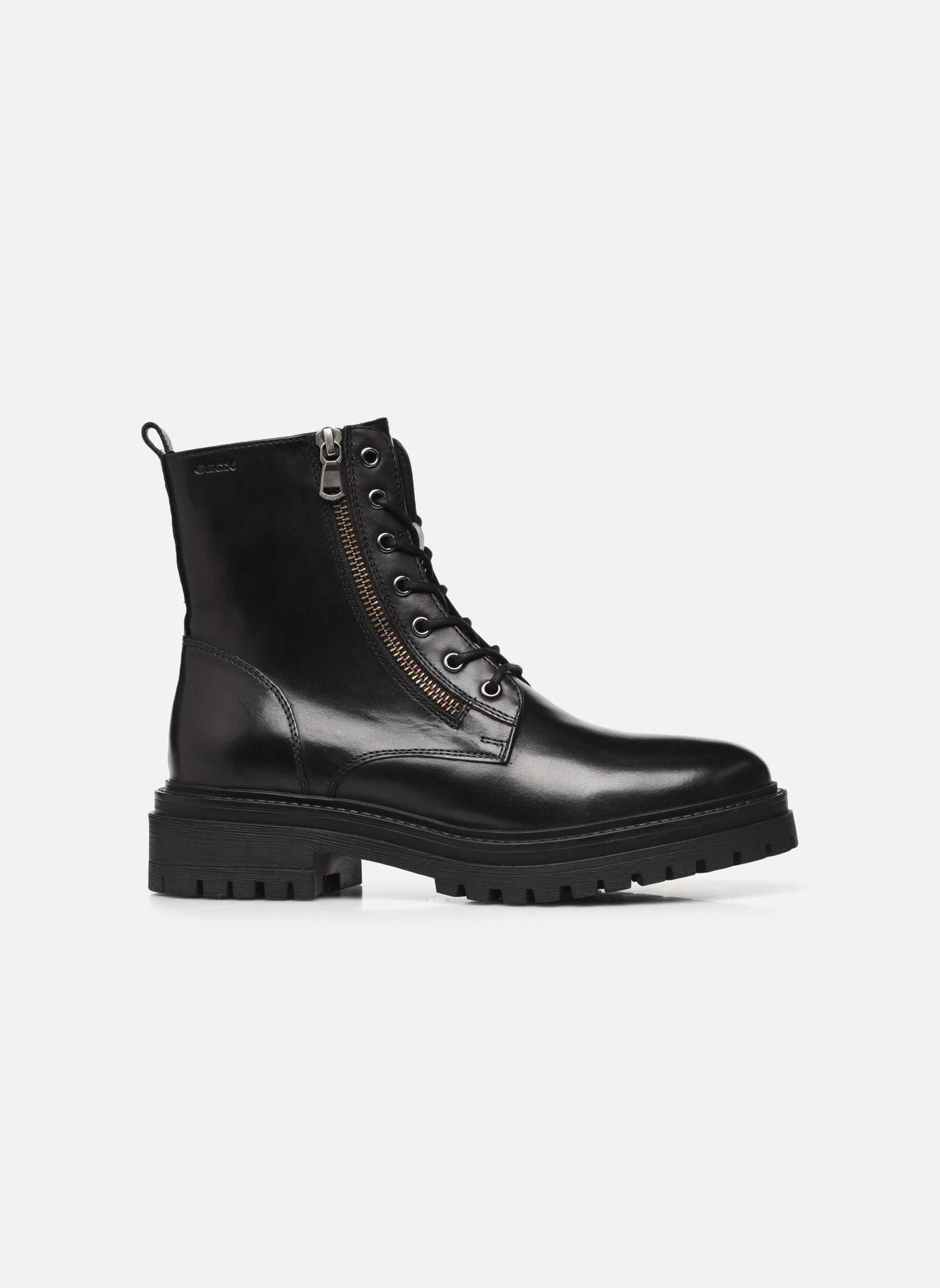 Stivaletti con lacci D IRIDEA D16HRF donna nero Geox Stivaletti con lacci D IRIDEA D16HRF donna nero Black