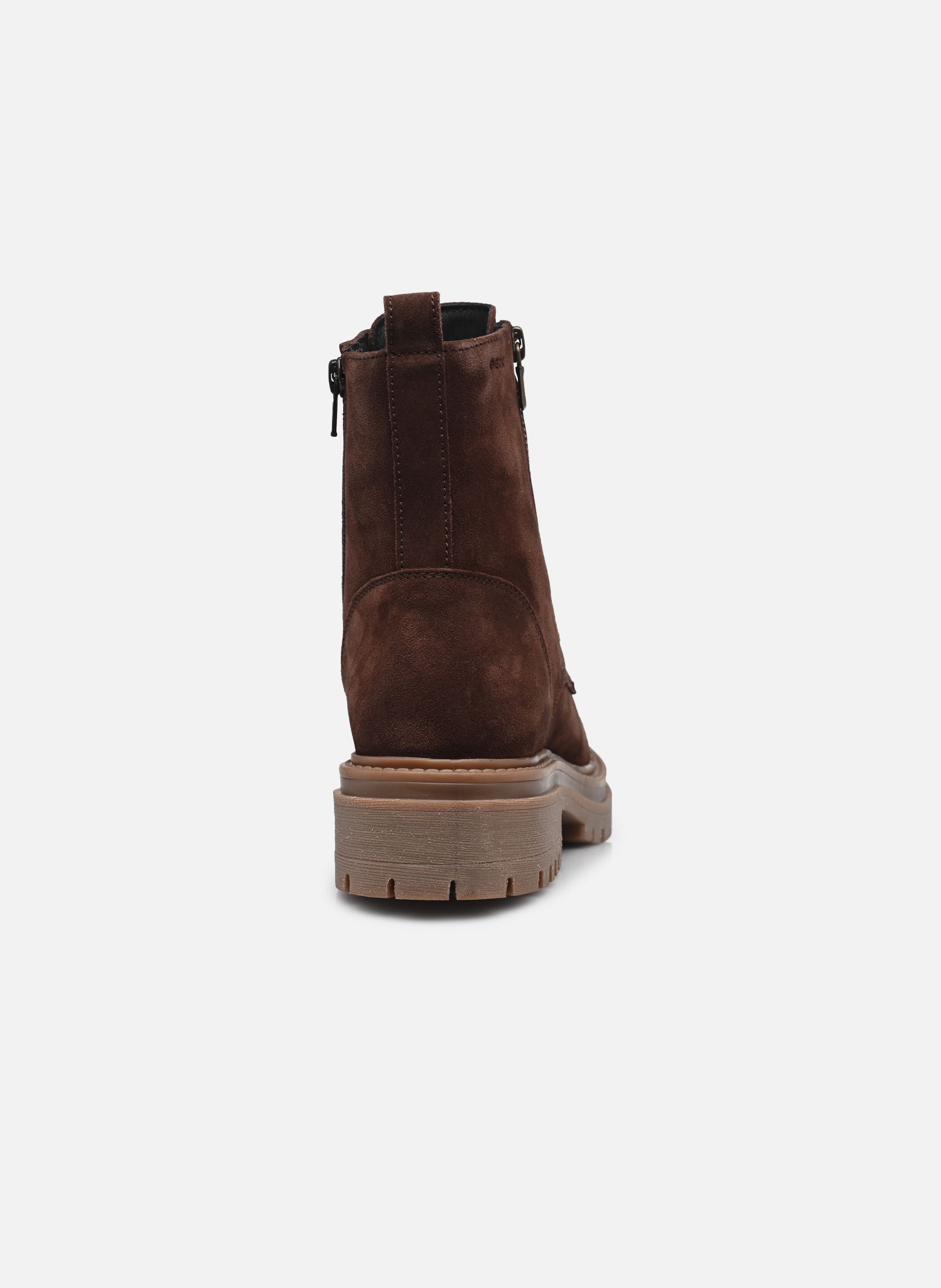 Bottines à lacets D IRIDEA D16HRF femme marron Geox Bottines à lacets D IRIDEA D16HRF femme marron Brun Foncé