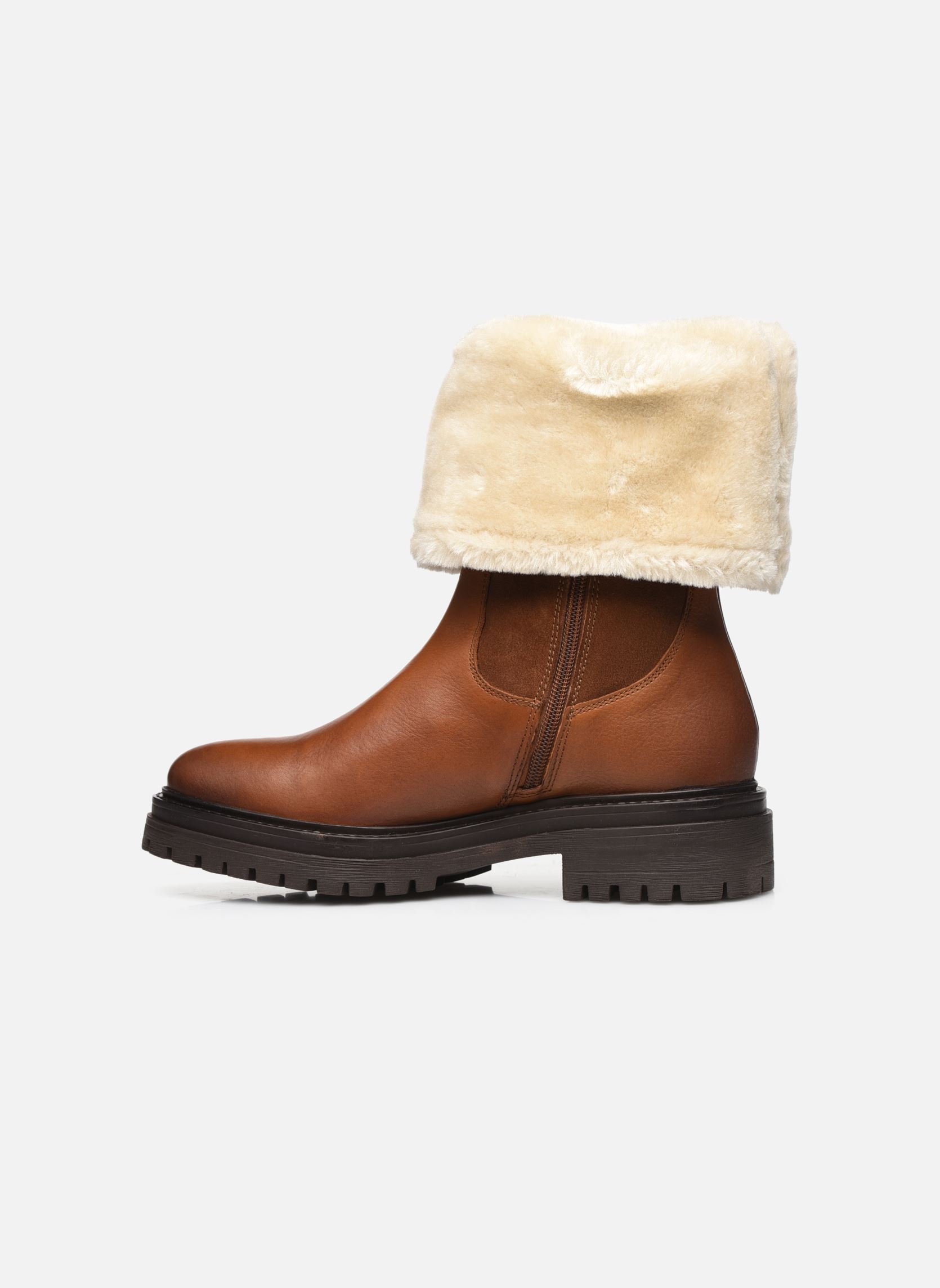 Niedrige Ankle Boots D IRIDEA D04HRM damen braun Geox Niedrige Ankle Boots D IRIDEA D04HRM damen braun Cognac