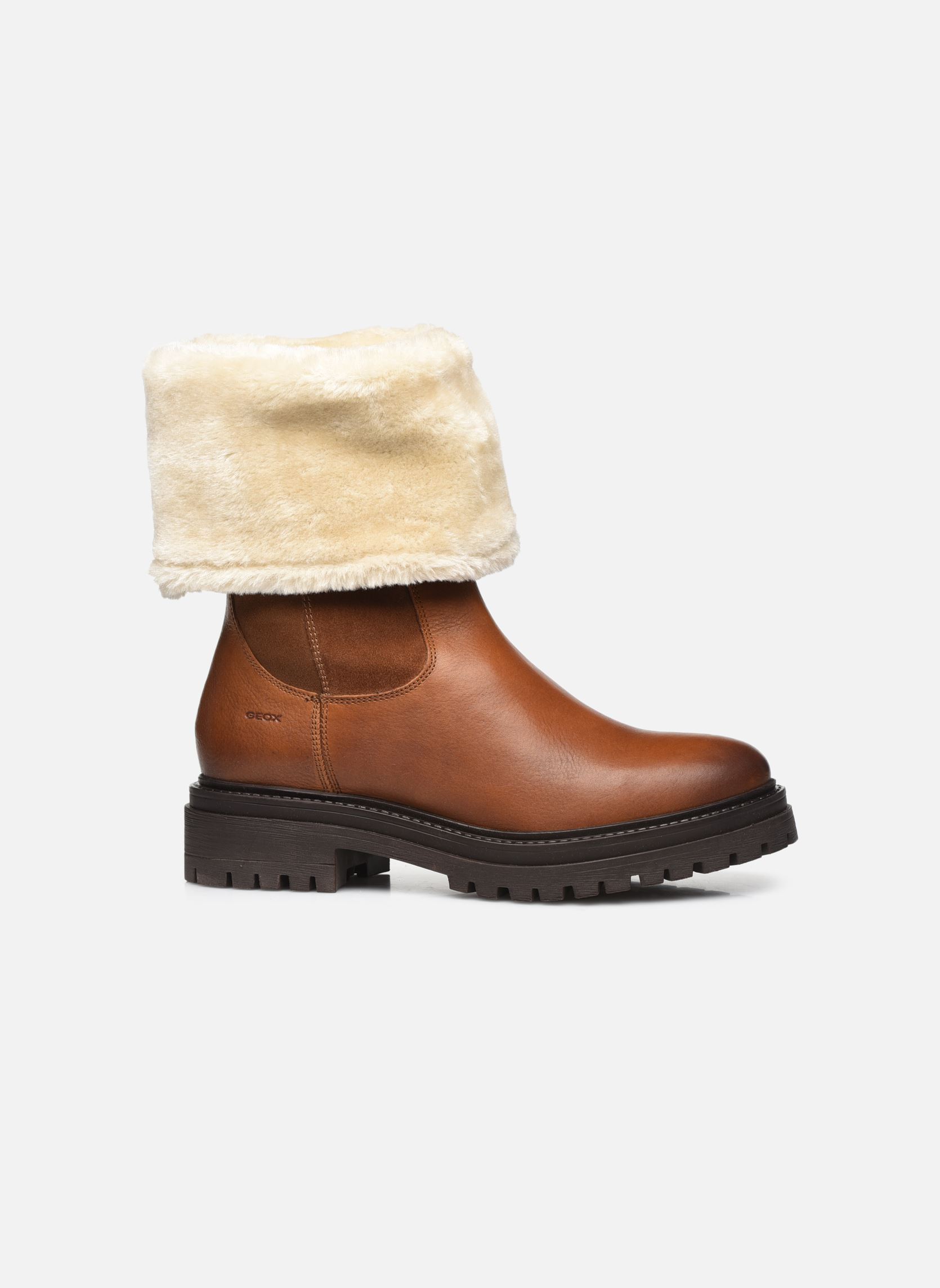 Niedrige Ankle Boots D IRIDEA D04HRM damen braun Geox Niedrige Ankle Boots D IRIDEA D04HRM damen braun Cognac
