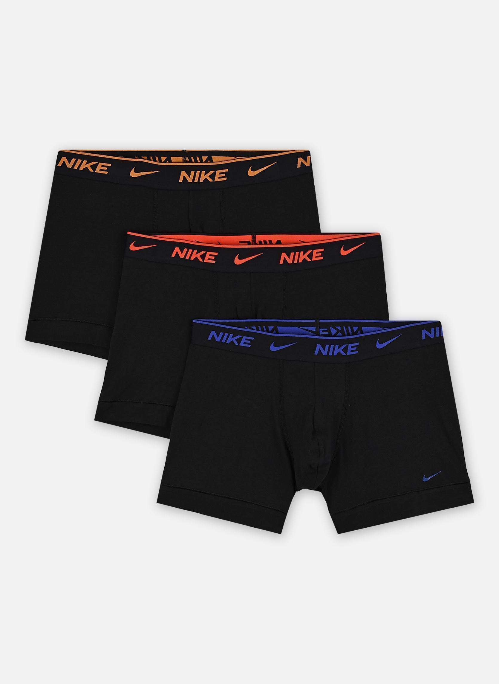 Pantalons Trunk 3P Cotton homme noir Nike Underwear Pantalons Trunk 3P Cotton homme noir BLACK EXZ