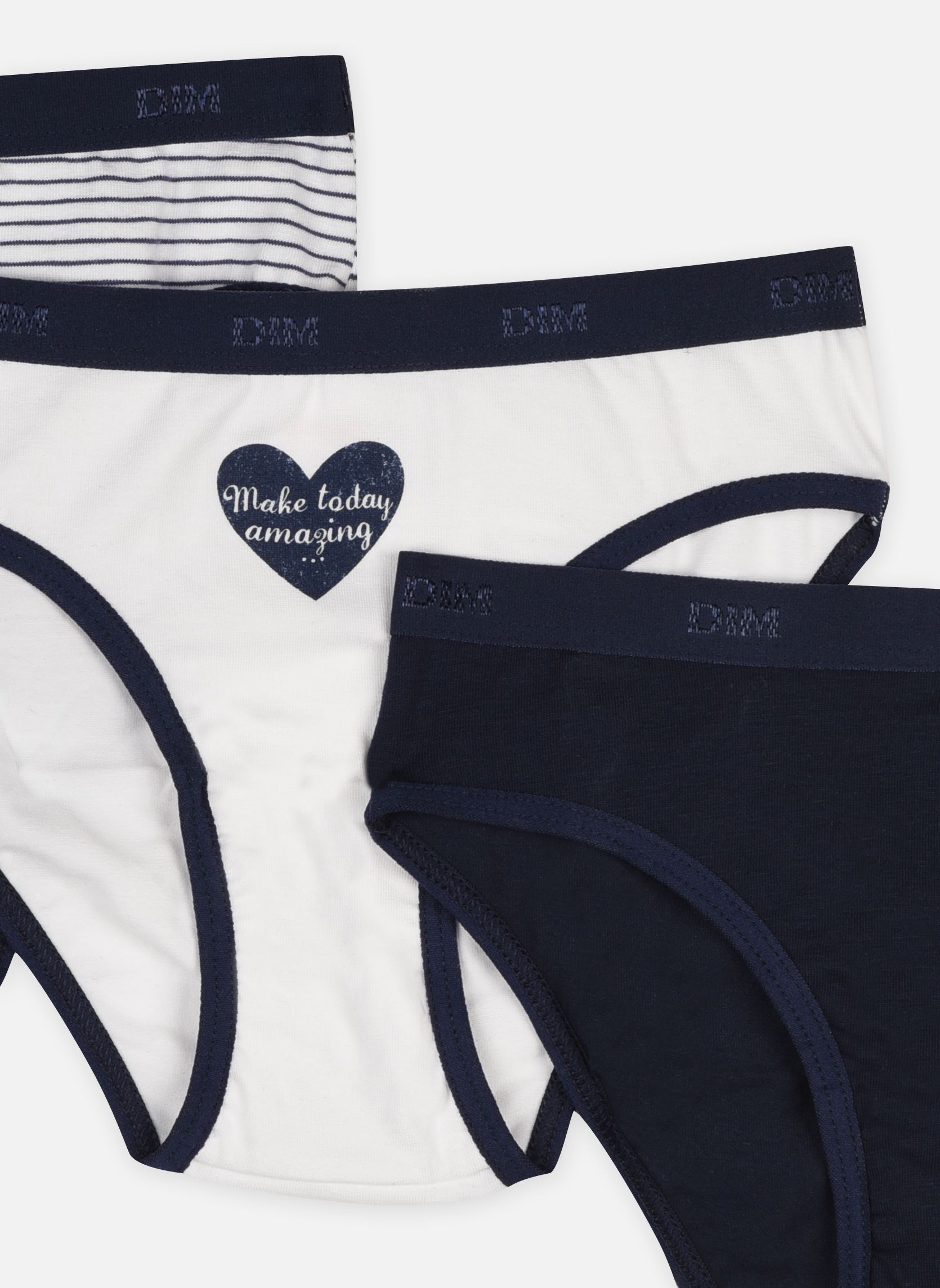 Dim Confezione 3 Slip In Cotone Morbido Per Bambine E Ragazze - Multicolore - 6