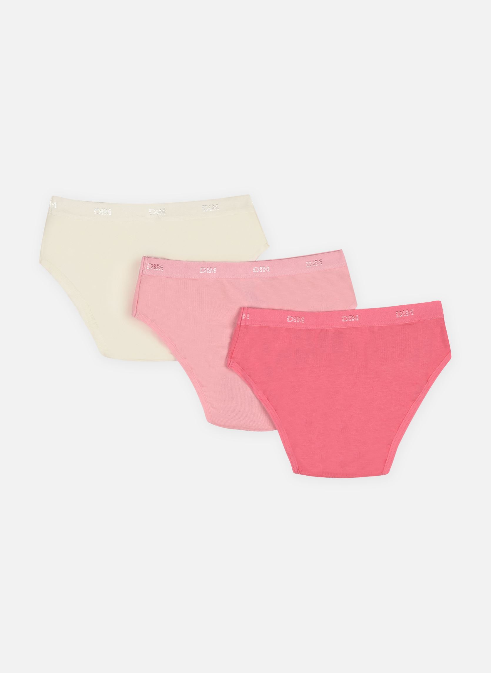 Culottes Ecodim Slip Les Pockets Fille X3 fille multicolore Dim Culottes Ecodim Slip Les Pockets Fille X3 fille multicolore NACRE